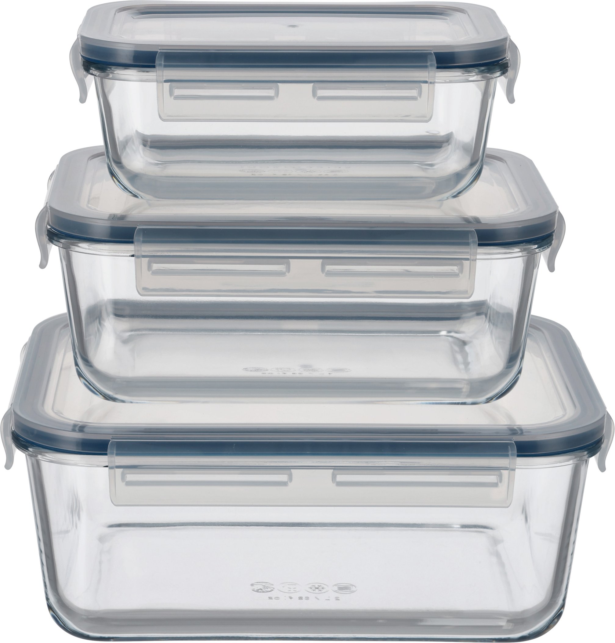 SILVERCREST® Frischhaltedosen-Set, 3 Stück (Rechteckig)