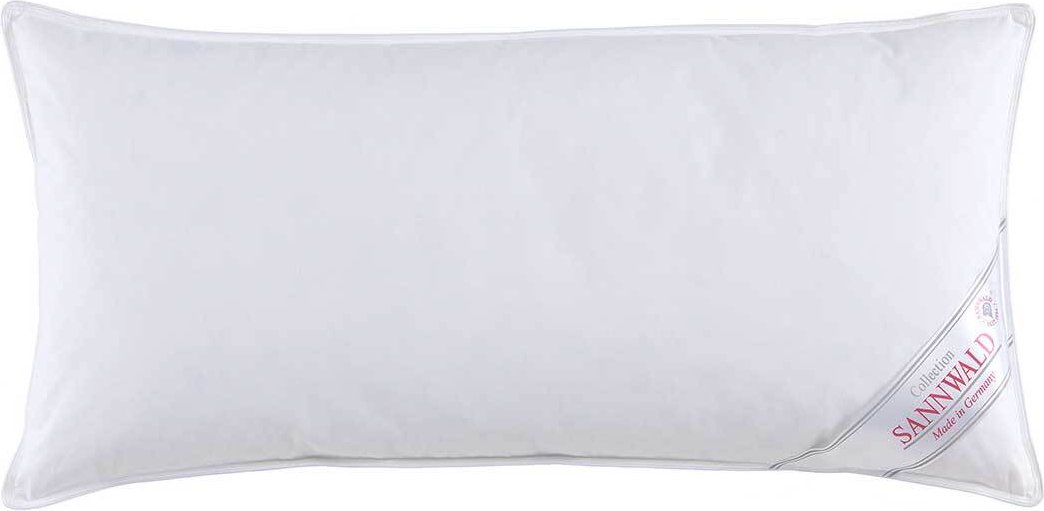 Sannwald 3-Kammer-Kopfkissen mit Federn und Daunen (40 x 80 cm)