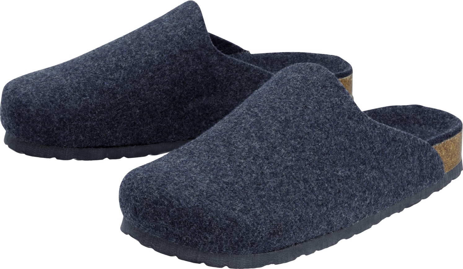 esmara® Herren Filz-Clog (Navy, 44)