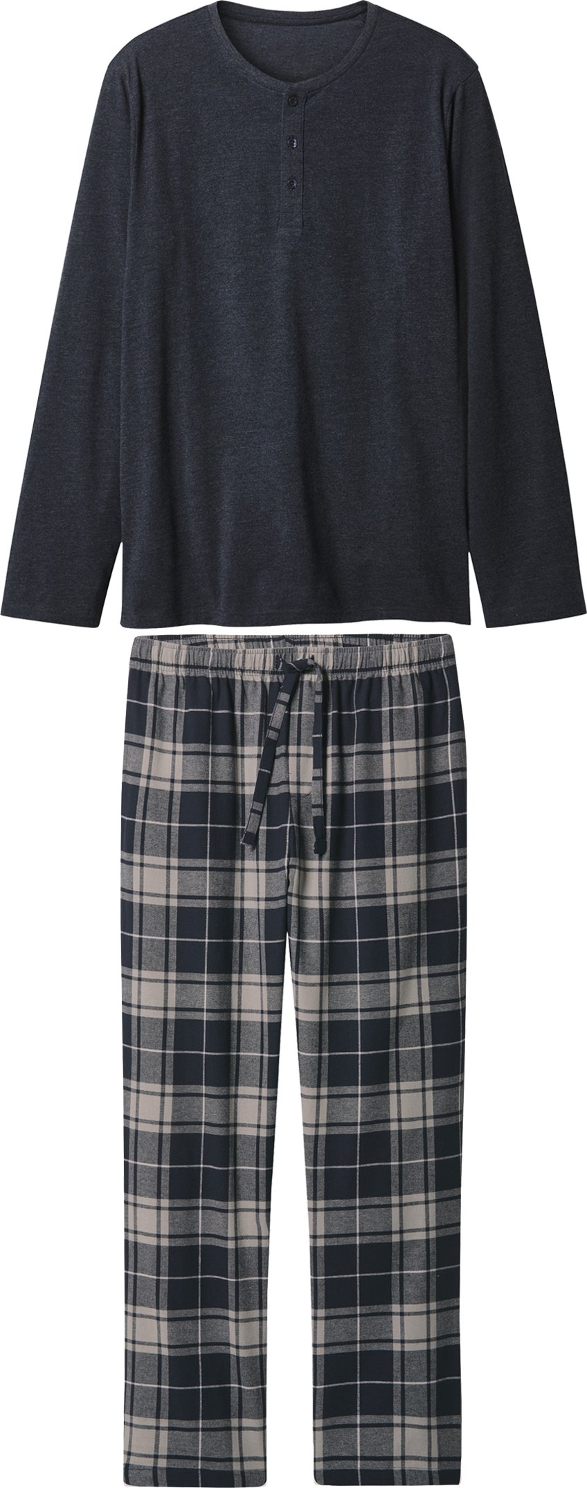 Thumbnail - esmara Men Herren Flanellpyjama (Navy, M (48/50))