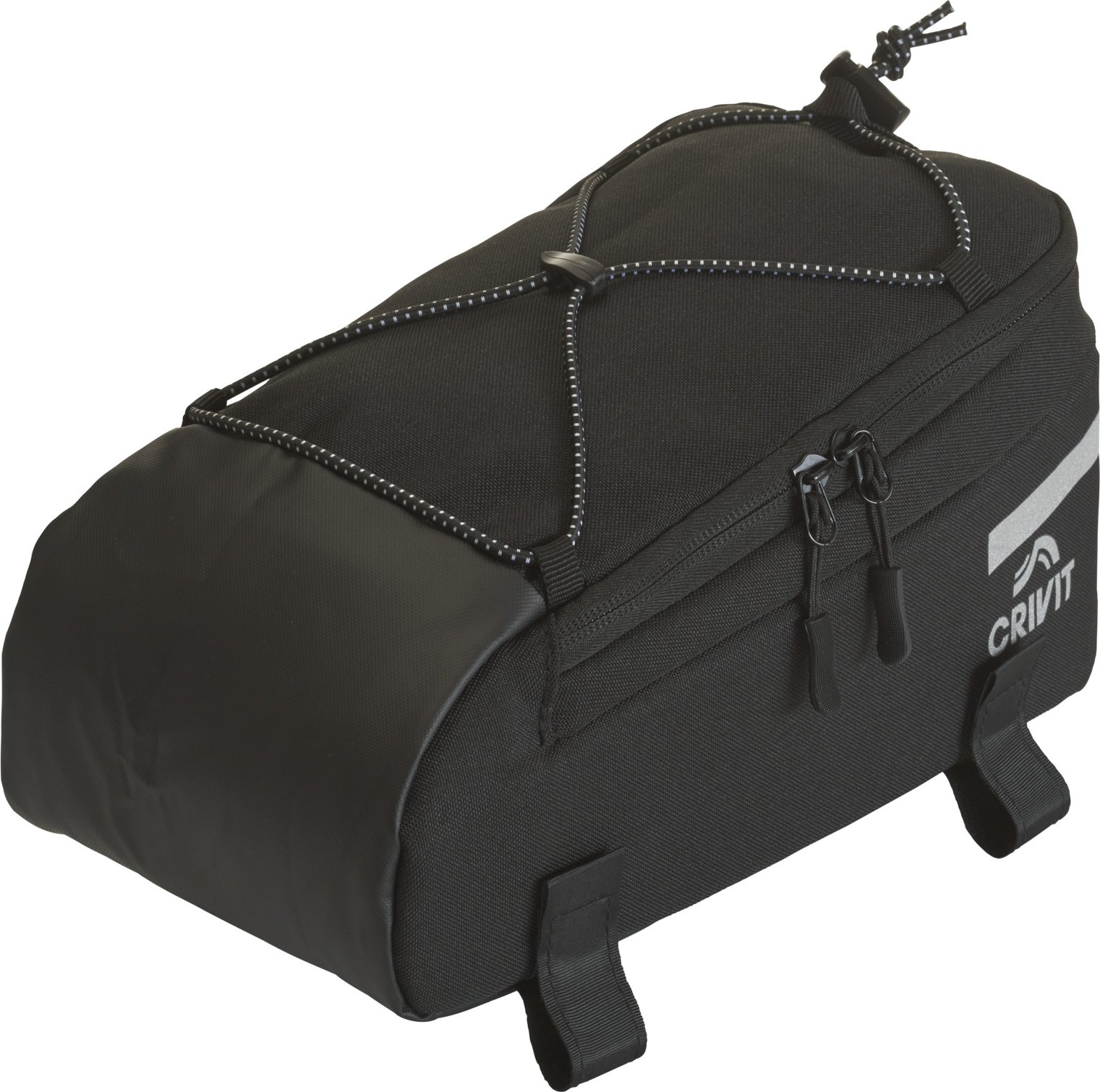 CRIVIT Fahrrad Lenkertasche /Doppel-Rahmentasche / Gepäckträgertasche (Gepäckträgertasche)