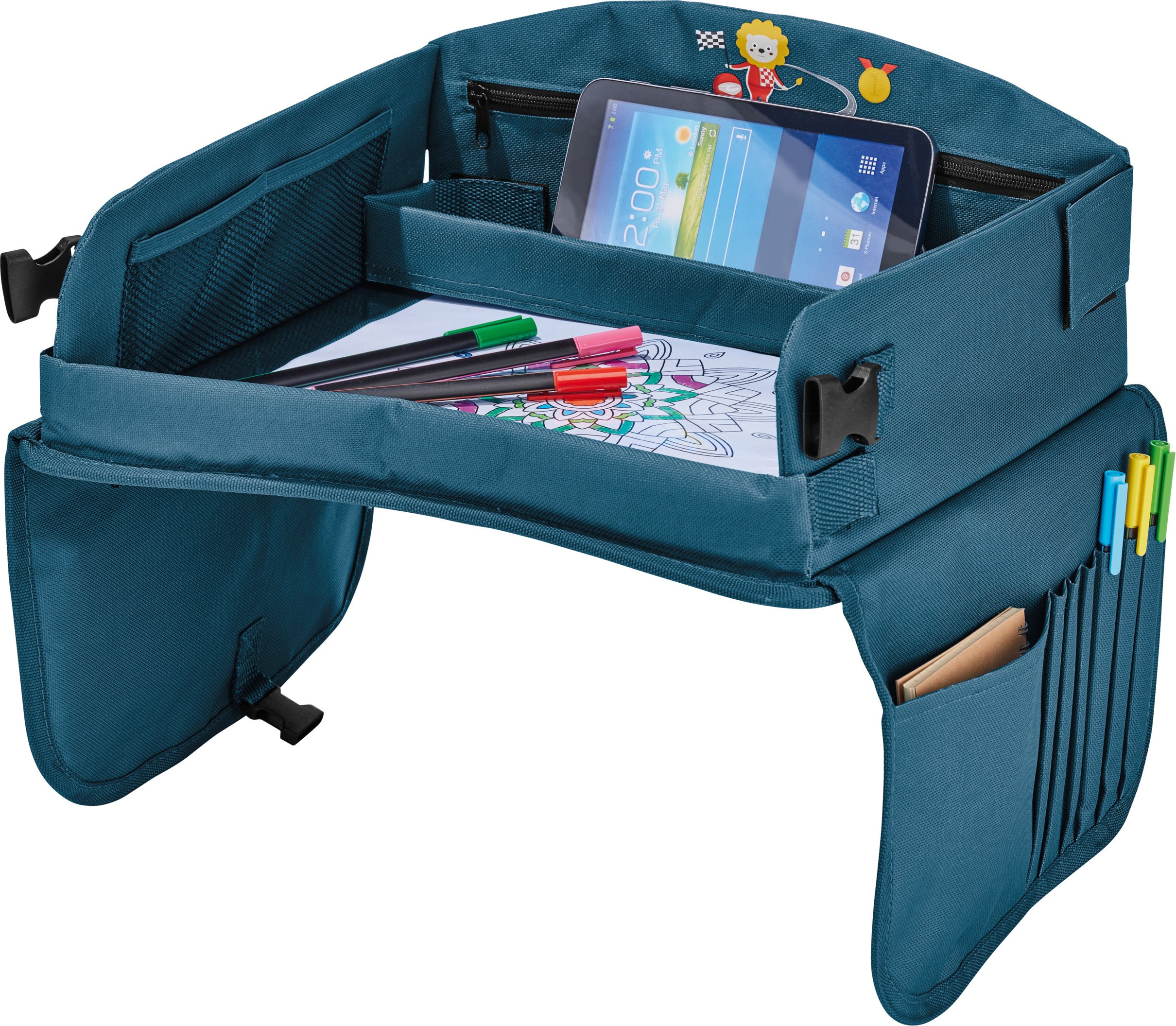 ULTIMATE SPEED® Reise- und Spieltisch, tragbar (petrol)