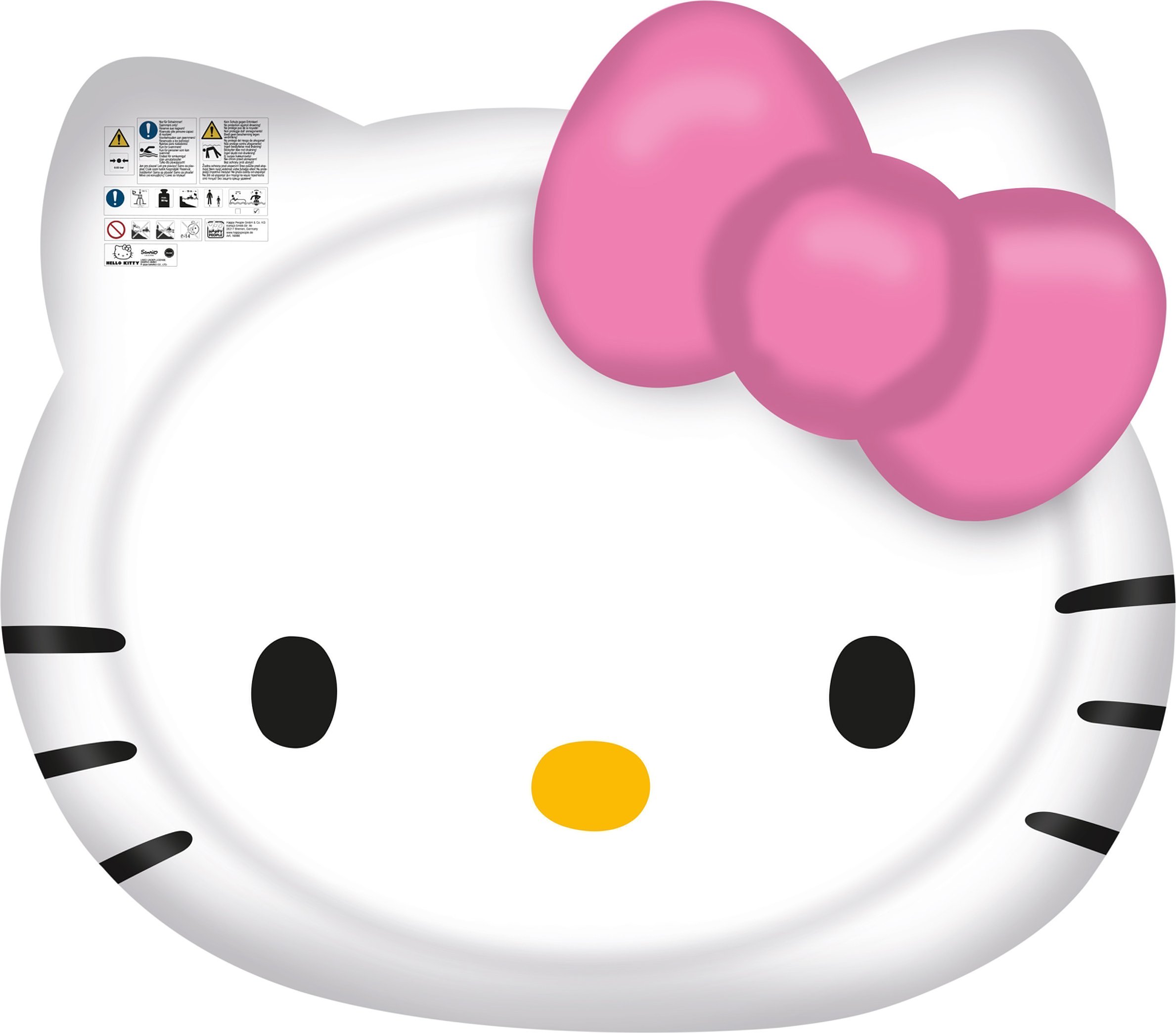 Hello Kitty Floater, 140 x 120 cm, mit aufblasbarer Schleife