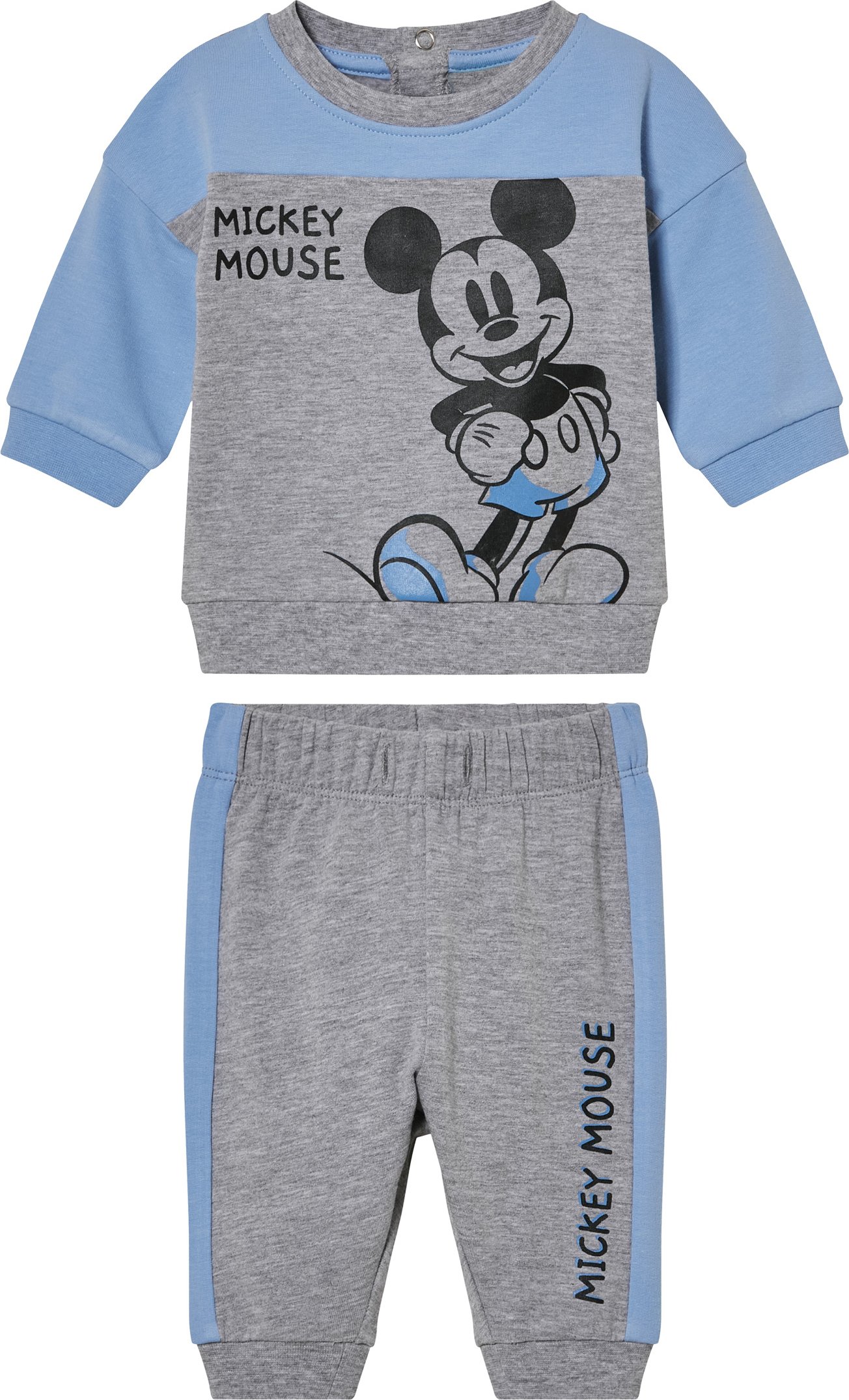 Baby Jungen Jogginganzug 2-teilig (Mickey Maus, 50/56)
