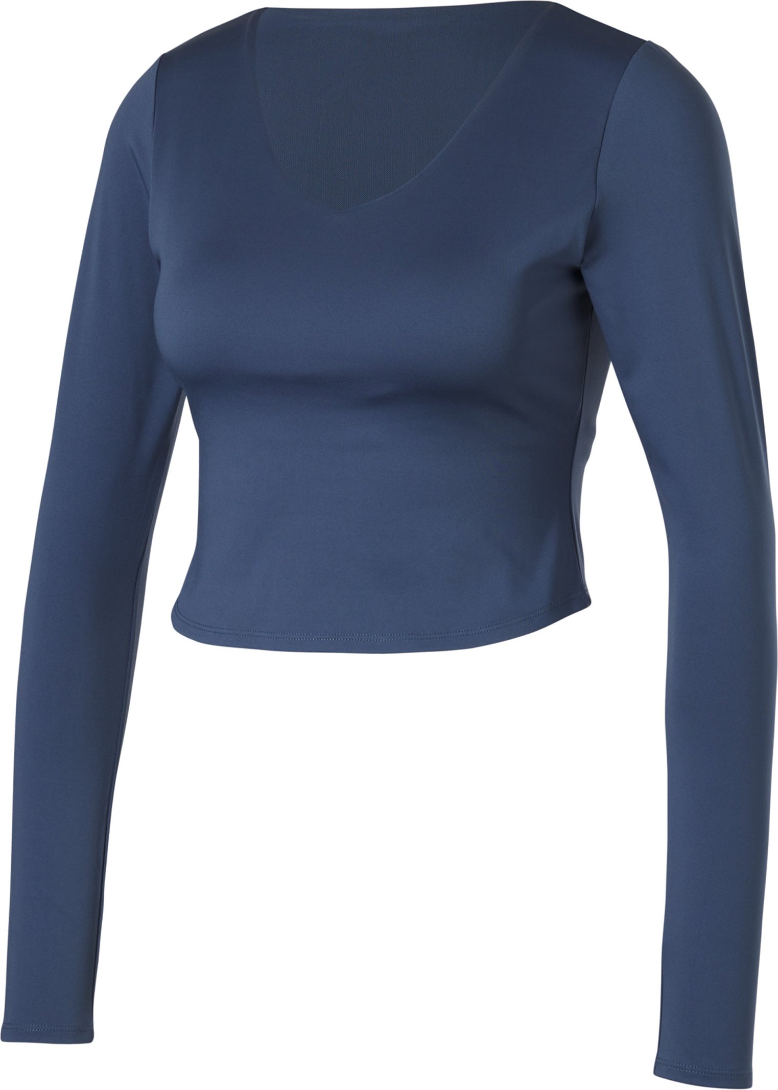 CRIVIT Damen Funktionsshirt langarm mit BH (Blau, XL(48/50))
