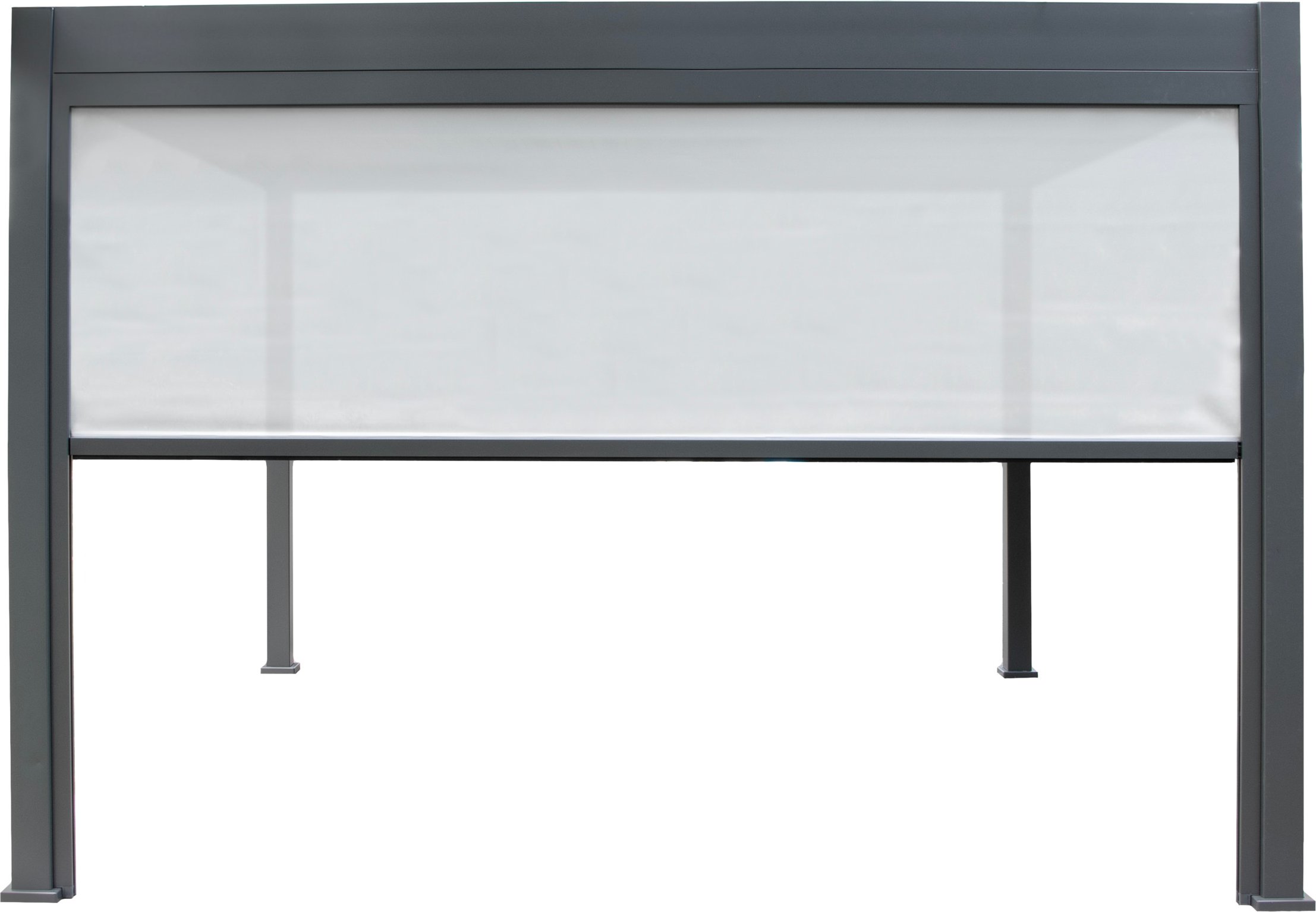 bellavista - Home & Garden® Sonnen- & Sichtschutzrollo Oasis (300 cm, Anthrazit)