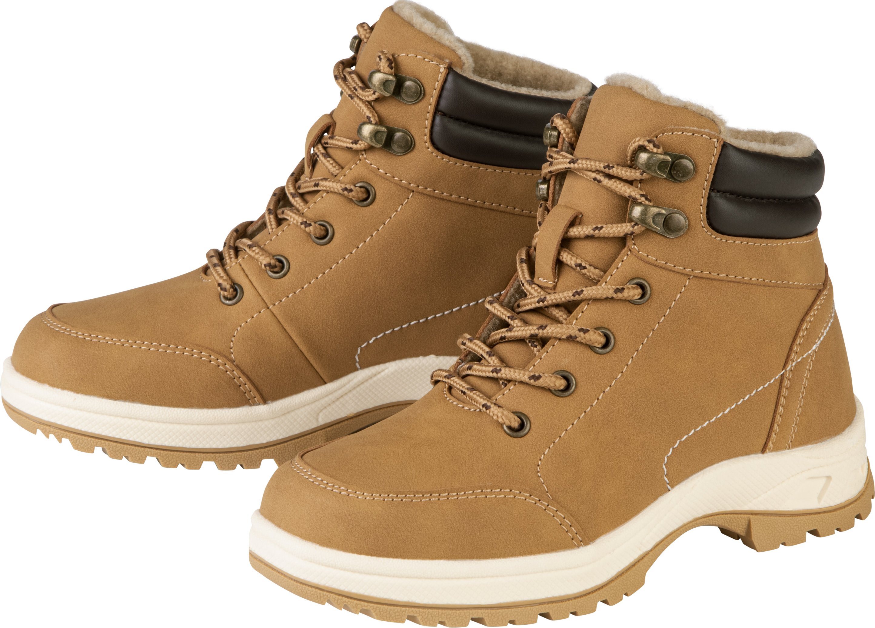 Thumbnail - pepperts!® Kinder Boots mit Schnürung (Beige, 34)