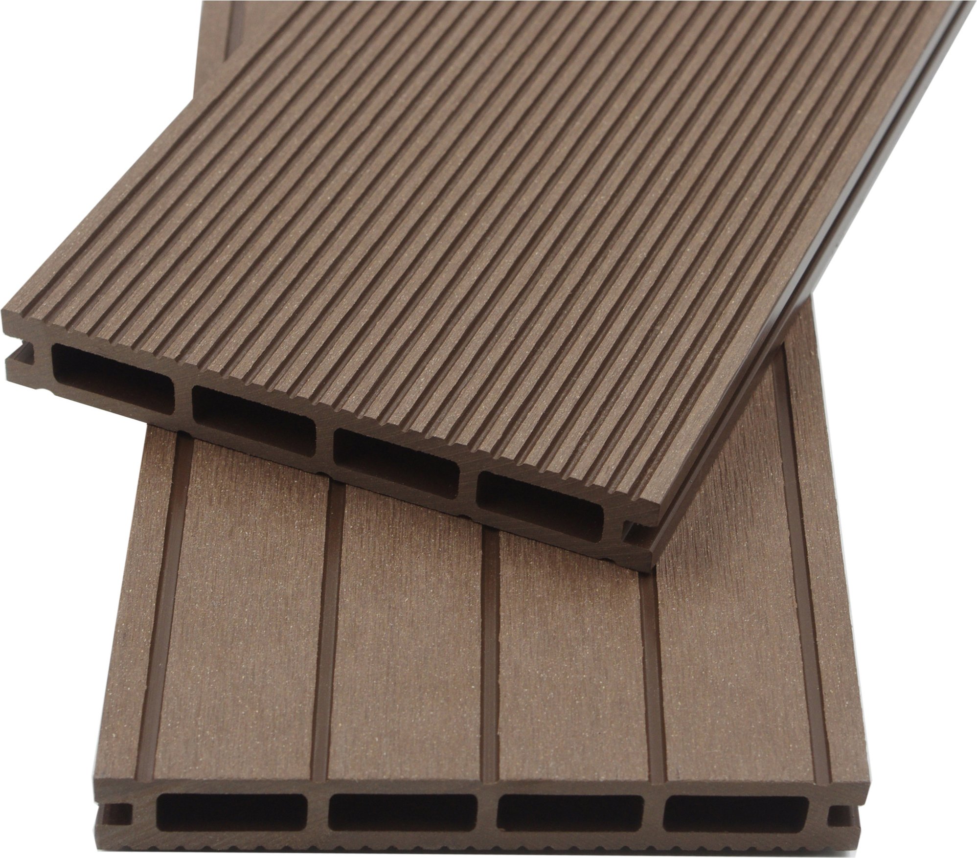 HOME DELUXE WPC Terrassendielen SAMANA (2,20 m) (2m², Dunkelbraun)