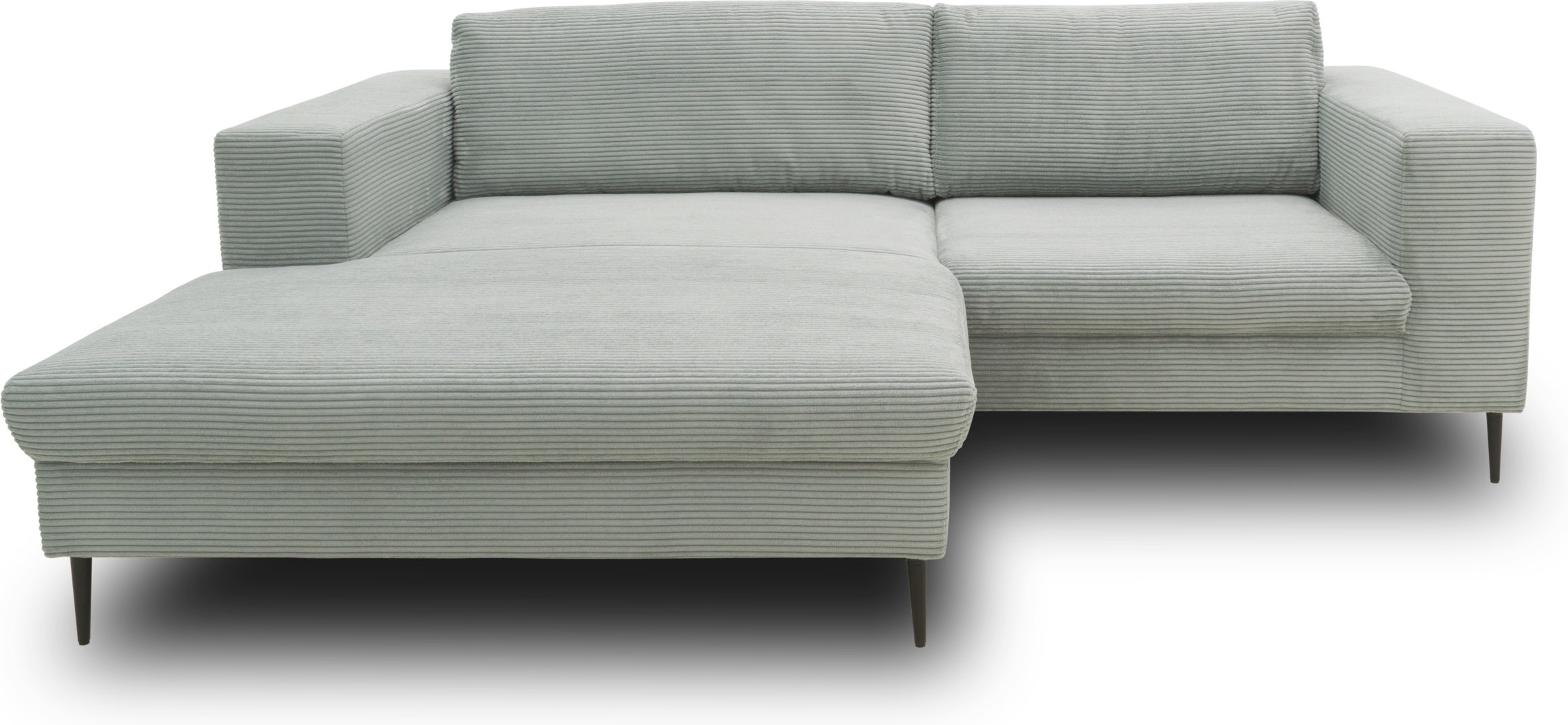 Domo Ecksofa »Modica«, mit Longchair (davorstehend links, 173x244cm, Hellgrau)