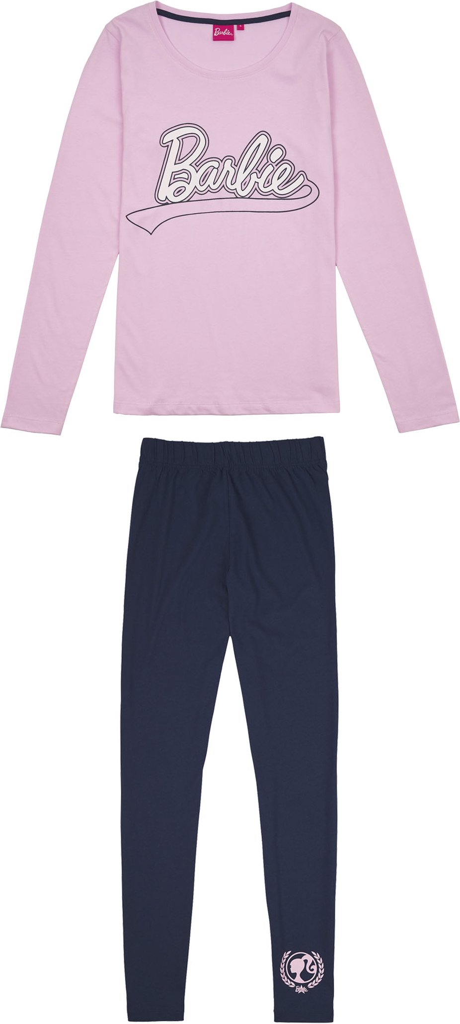 Barbie Damen Pyjama (Rosa/Navy, M)