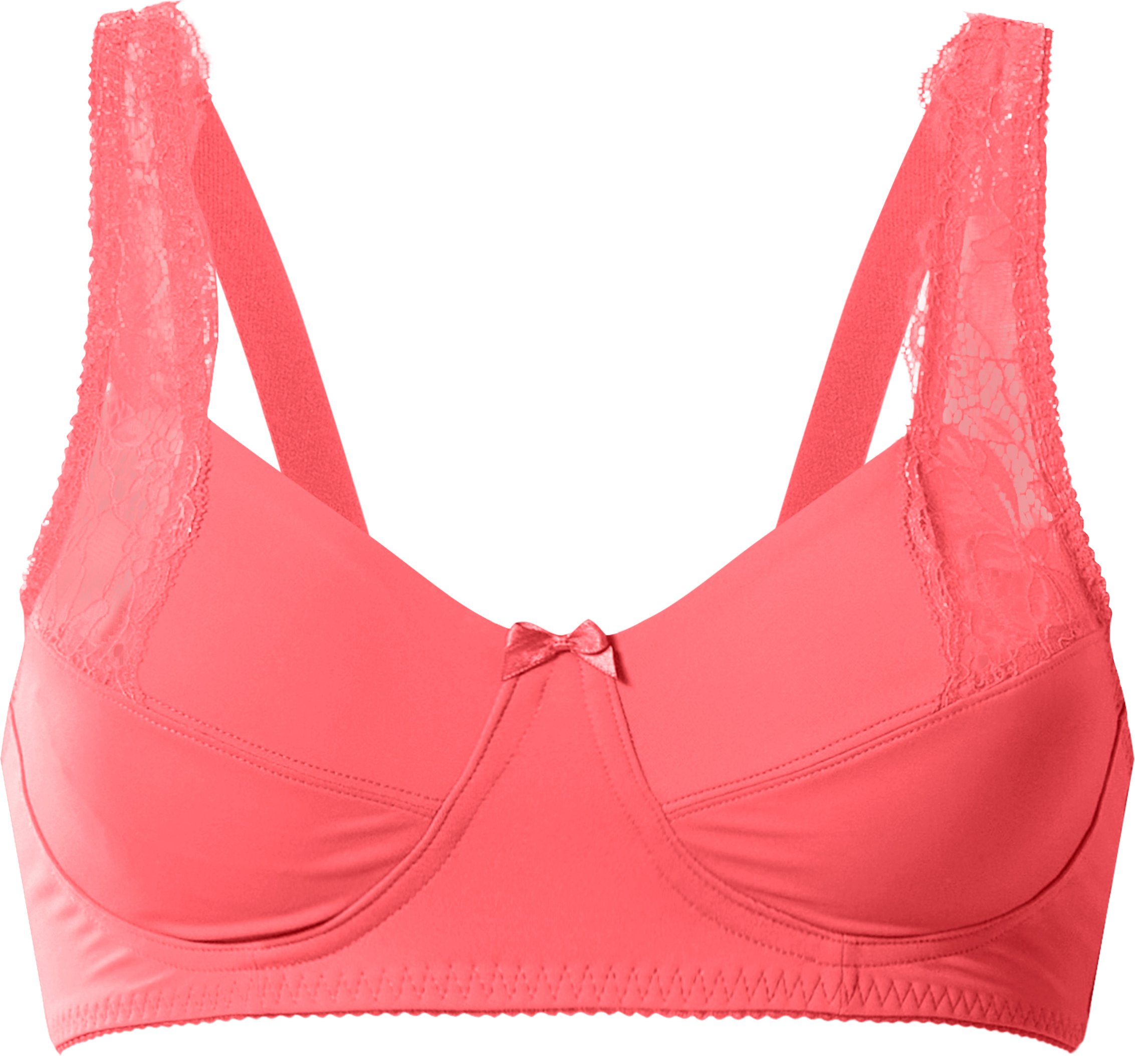 esmara® Damen Soft BH ohne Bügel (Coral, 85C)