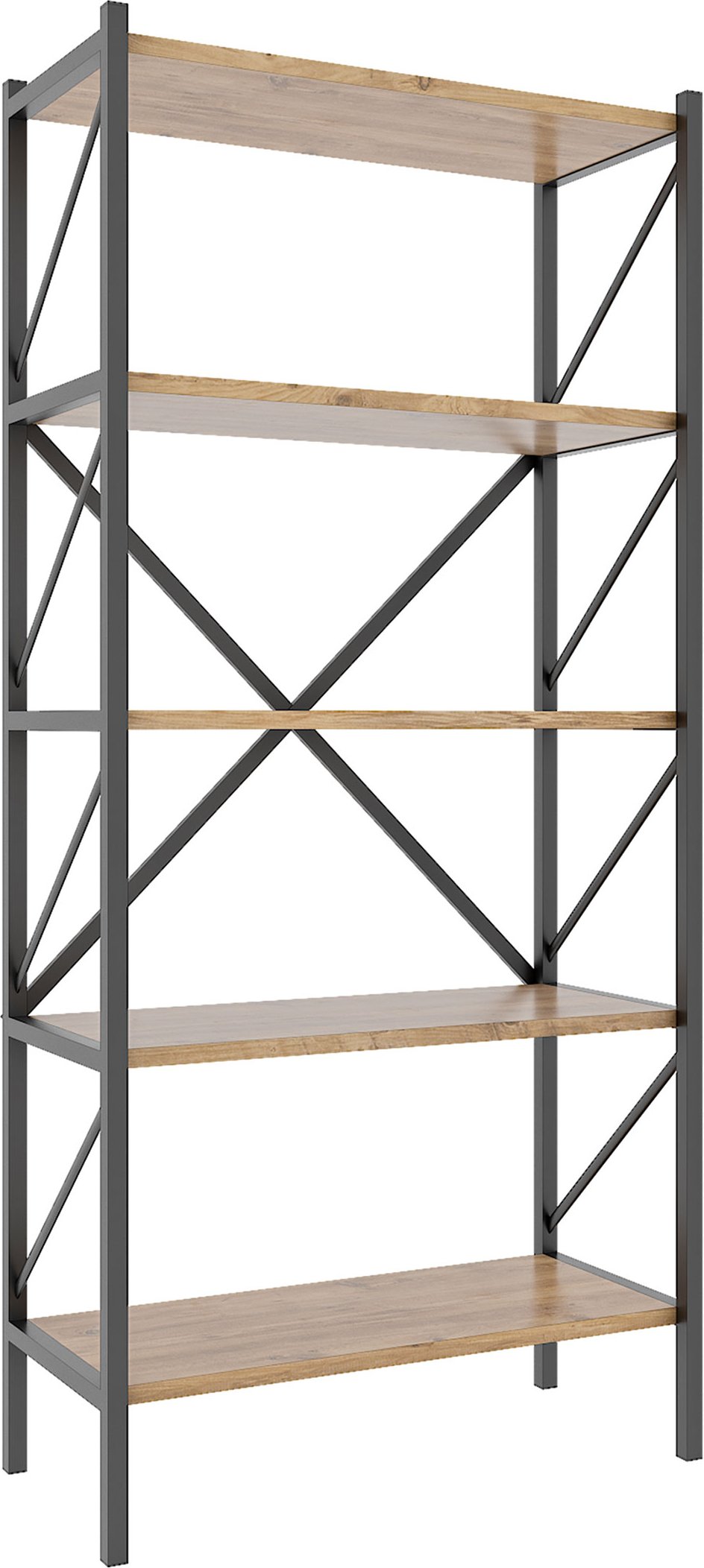 VCM Regal Insasi (5-fach, Honig-Eiche)