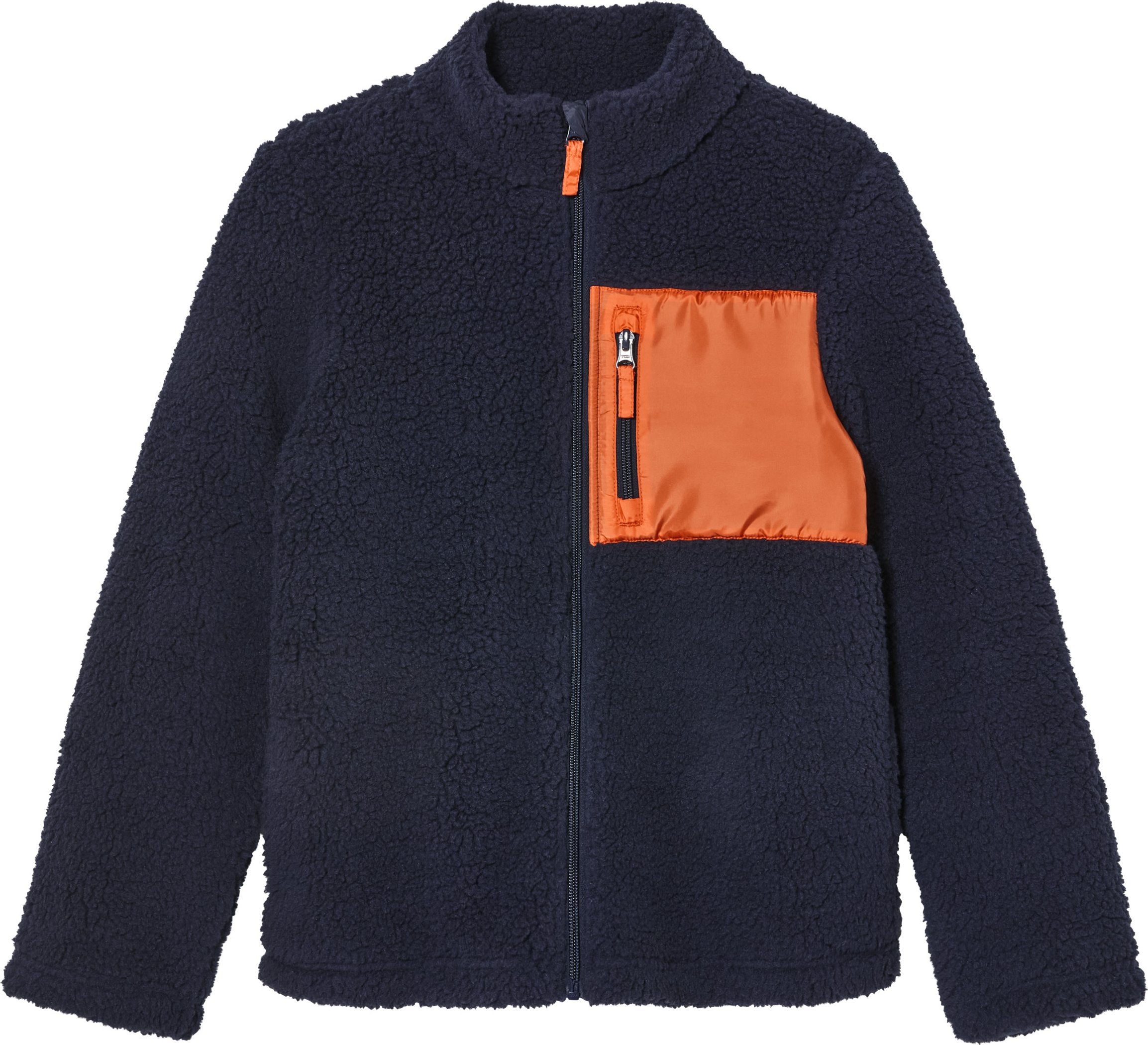 pepperts!® Kinder Jungen Jacke Lammfellimitat (158/164, marine)