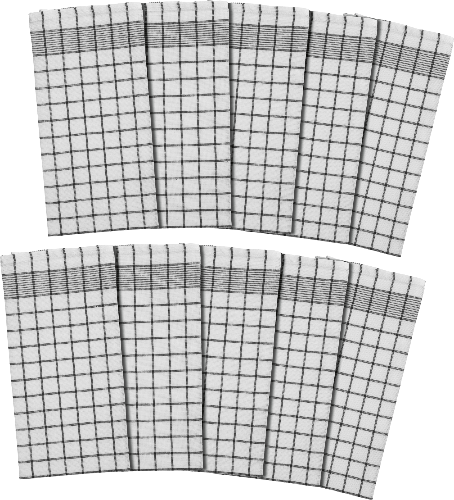 Thumbnail - W5 Geschirrtücher, 10 Stück, 50 x 70 cm (Grau)