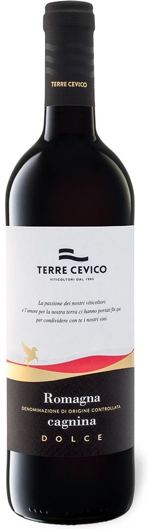 Terre Cevico Romagna Cagnina DOC süß, Rotwein 2024