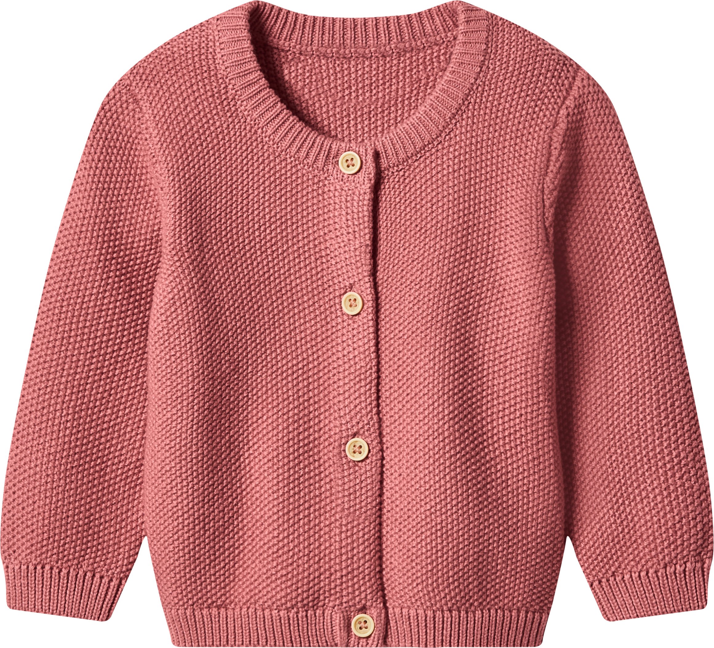 lupilu® Baby Mädchen Jungen Strickjacke (Rosa, 74/80)