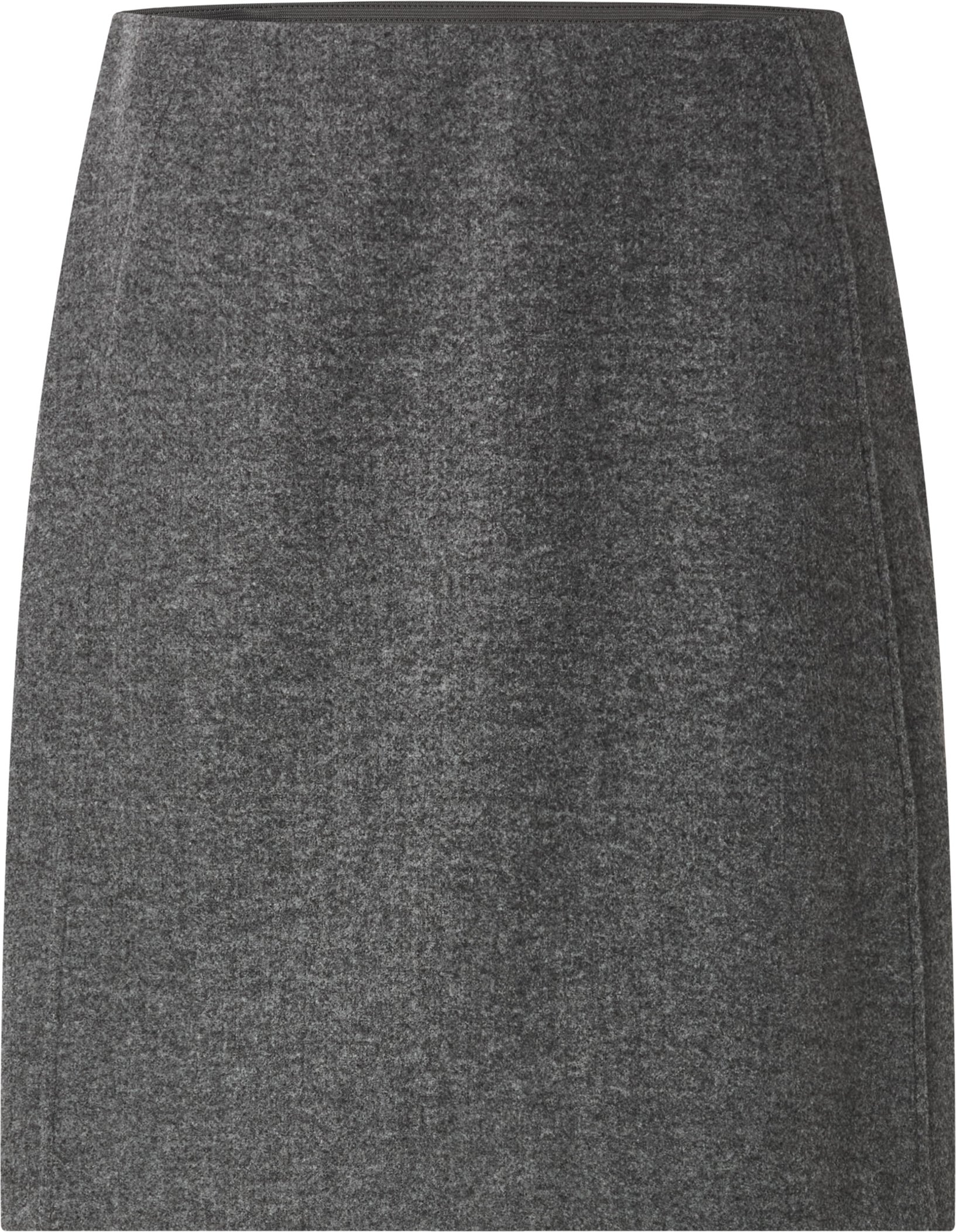 esmara® Damen Rock Wolloptik (Grau, S(36/38))