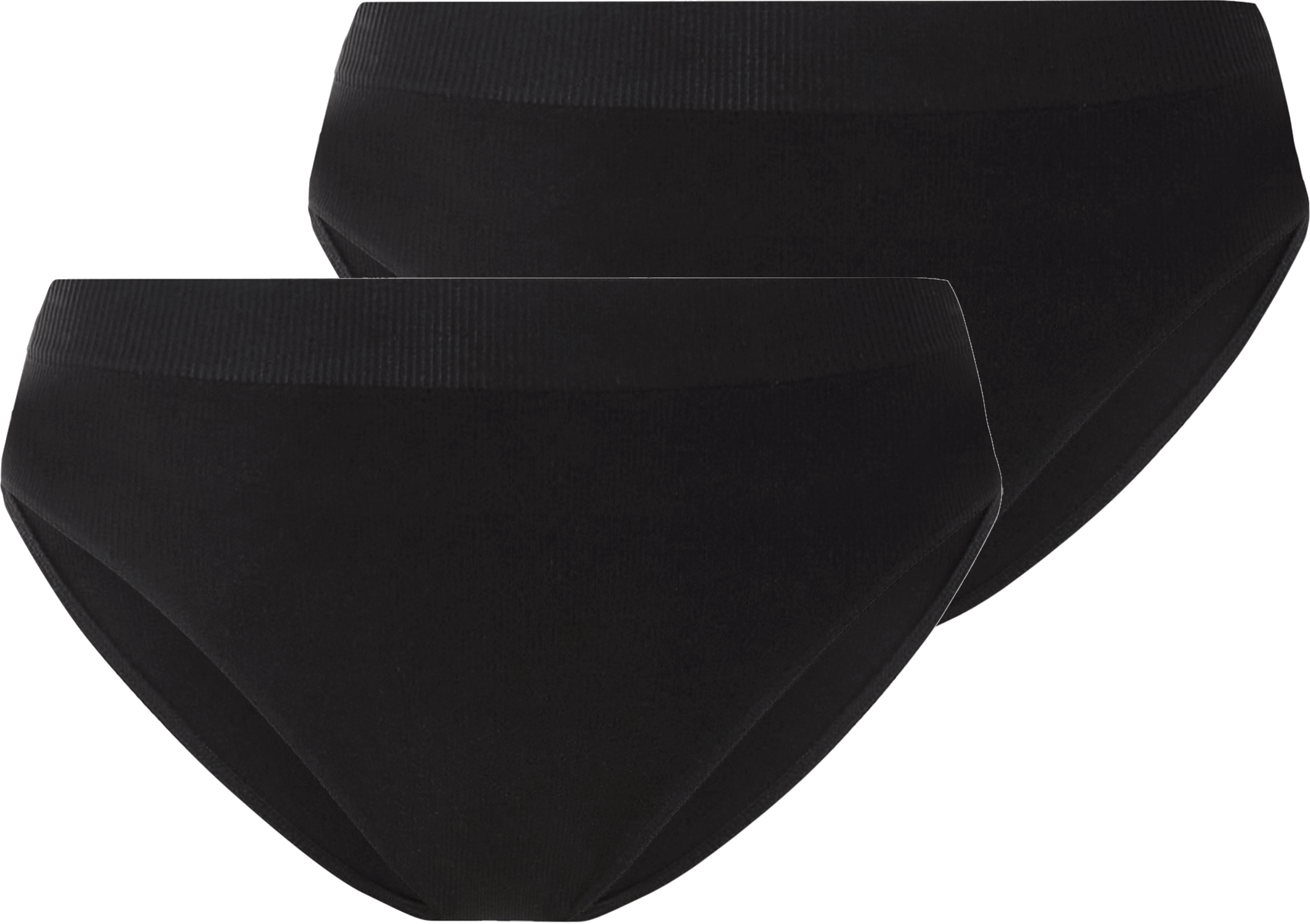 Thumbnail - esmara® Damen Minislips, 2 Stück, seamless (Schwarz, XL(48/50))
