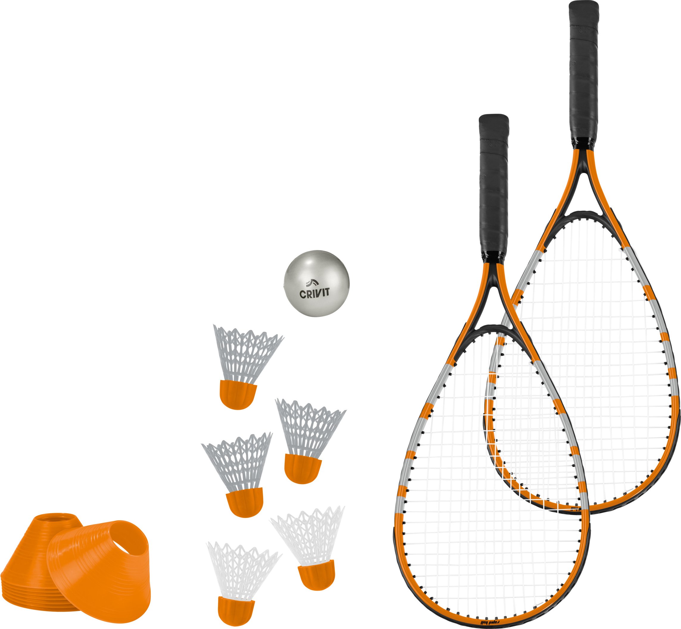 CRIVIT Rapid Ball Set (orange/schwarz)