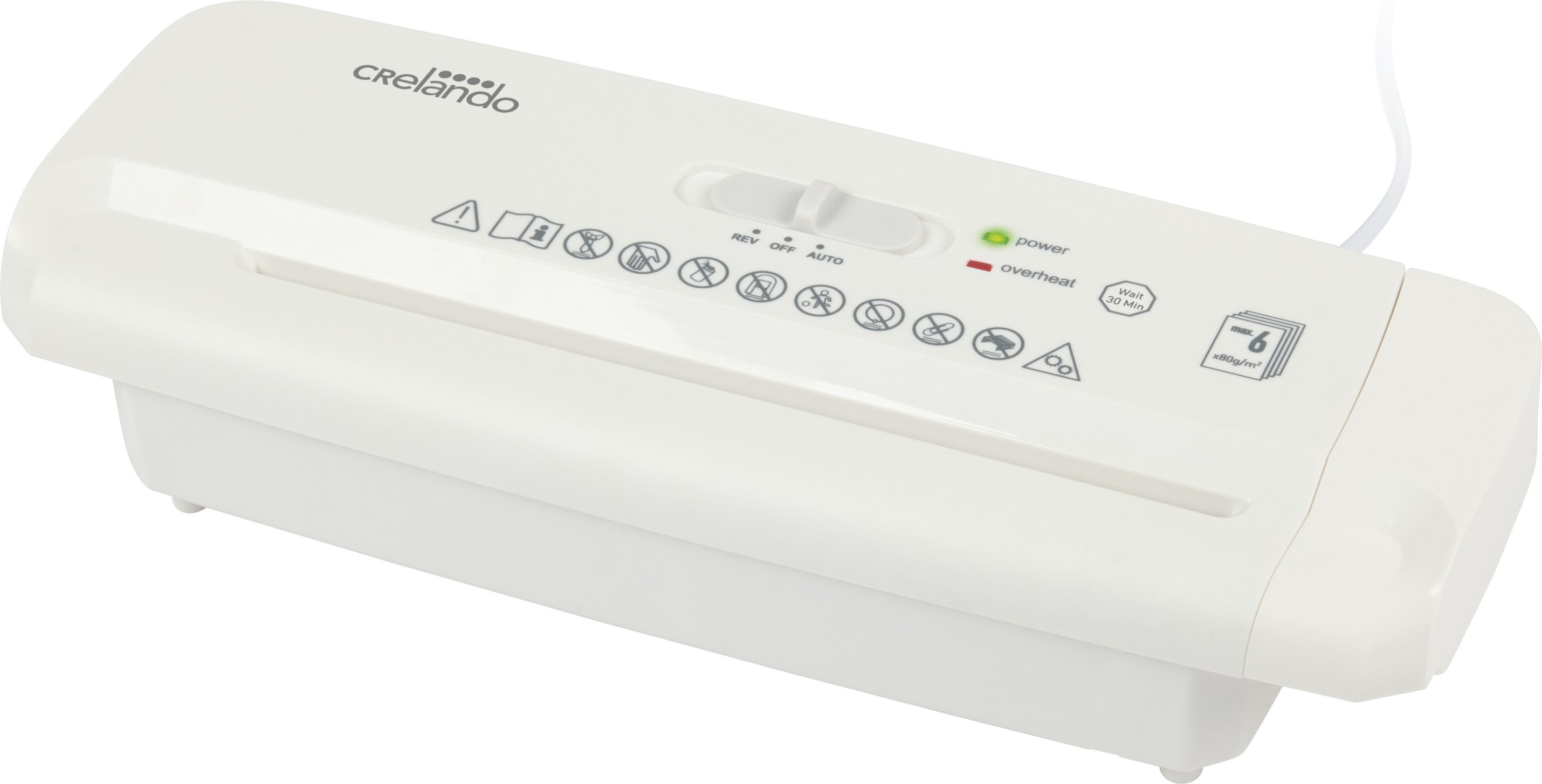 crelando® Aufsatz-Aktenvernichter »CAV 190 C2«, mit Teleskoparm