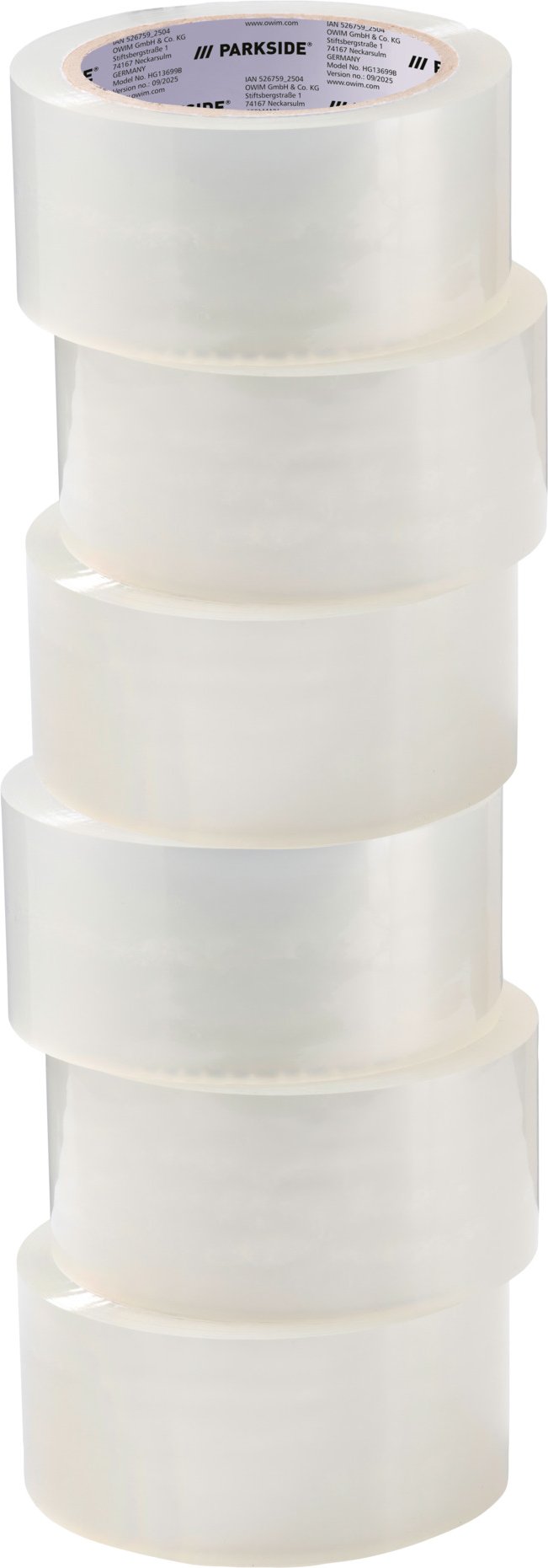 PARKSIDE® Packband braun/transparent 6er (Transparent)