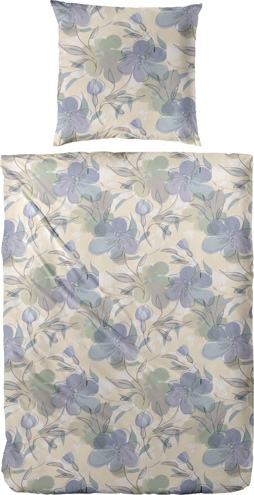 Westminster Feinbiber-Bettwäsche (Blumen, 155 X 220 CM)