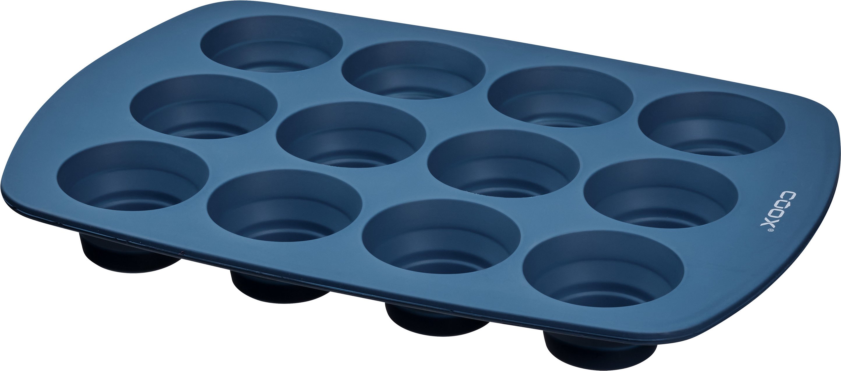 Coox Silikon-Muffinform (Graublau)