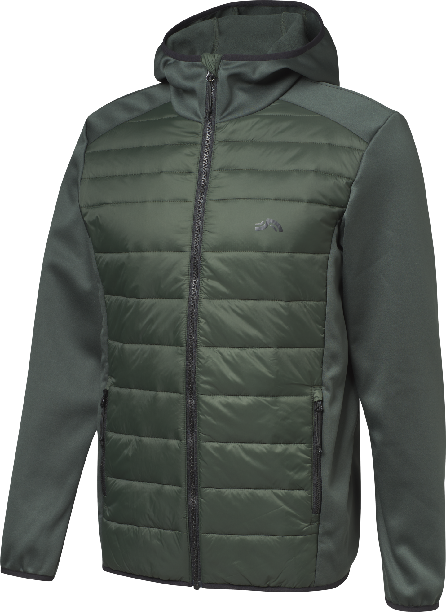 Thumbnail - CRIVIT Herren Hybridjacke mit seitlichen Reißverschlusstaschen (Grün, M(48/50))