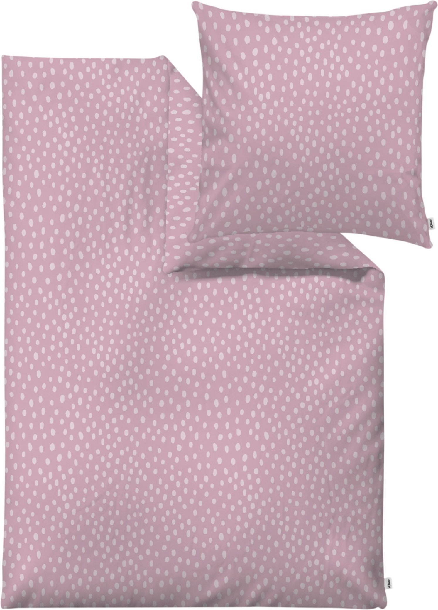 s.Oliver Bettwäsche Mako Satin, 135 x 200 cm (Rosa)