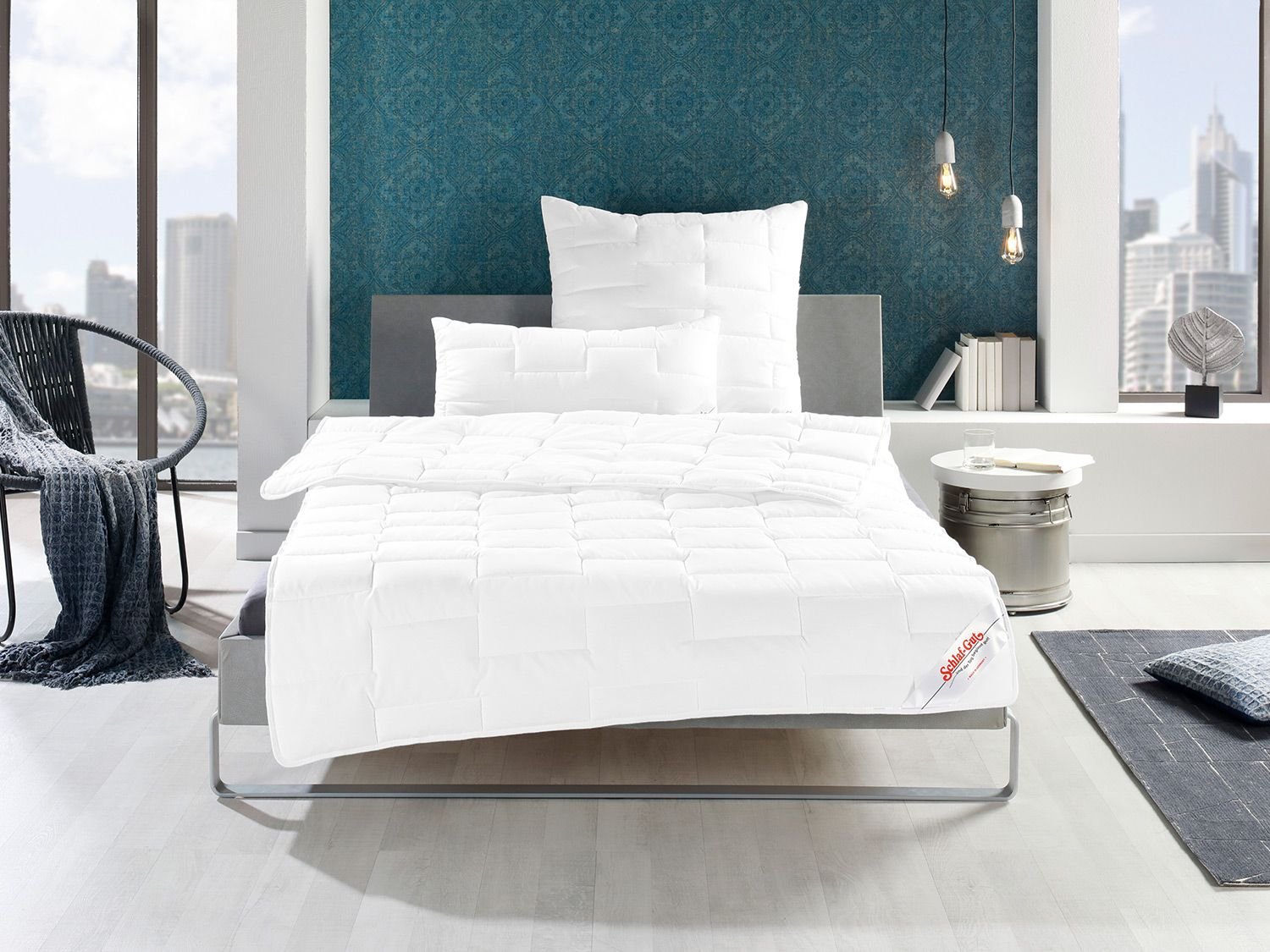 Schlaf-Gut Sommer-Steppbett Utah, leicht (200x200 cm)