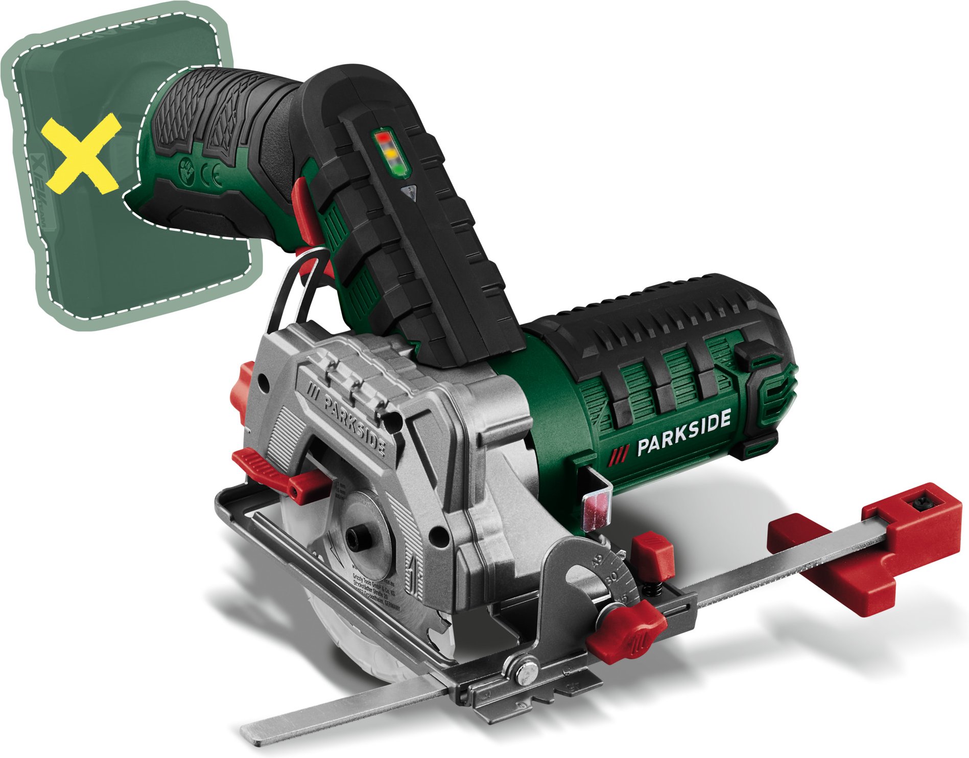 PARKSIDE® 12 V Akku-Handkreissäge »PHKSA 12 B3«, ohne Akku und Ladegerät