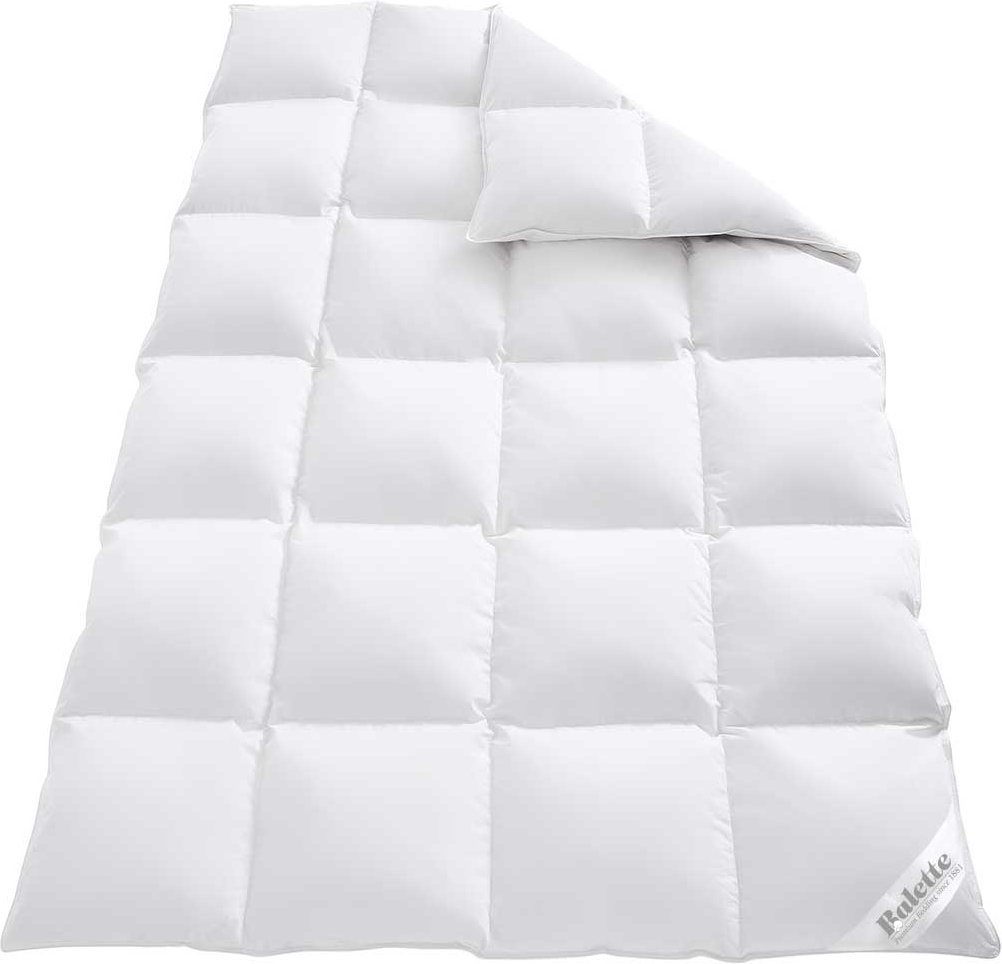 OBB Premium Daunen-Kassettenbettdecke Elegance, warm (155 X 220 CM)