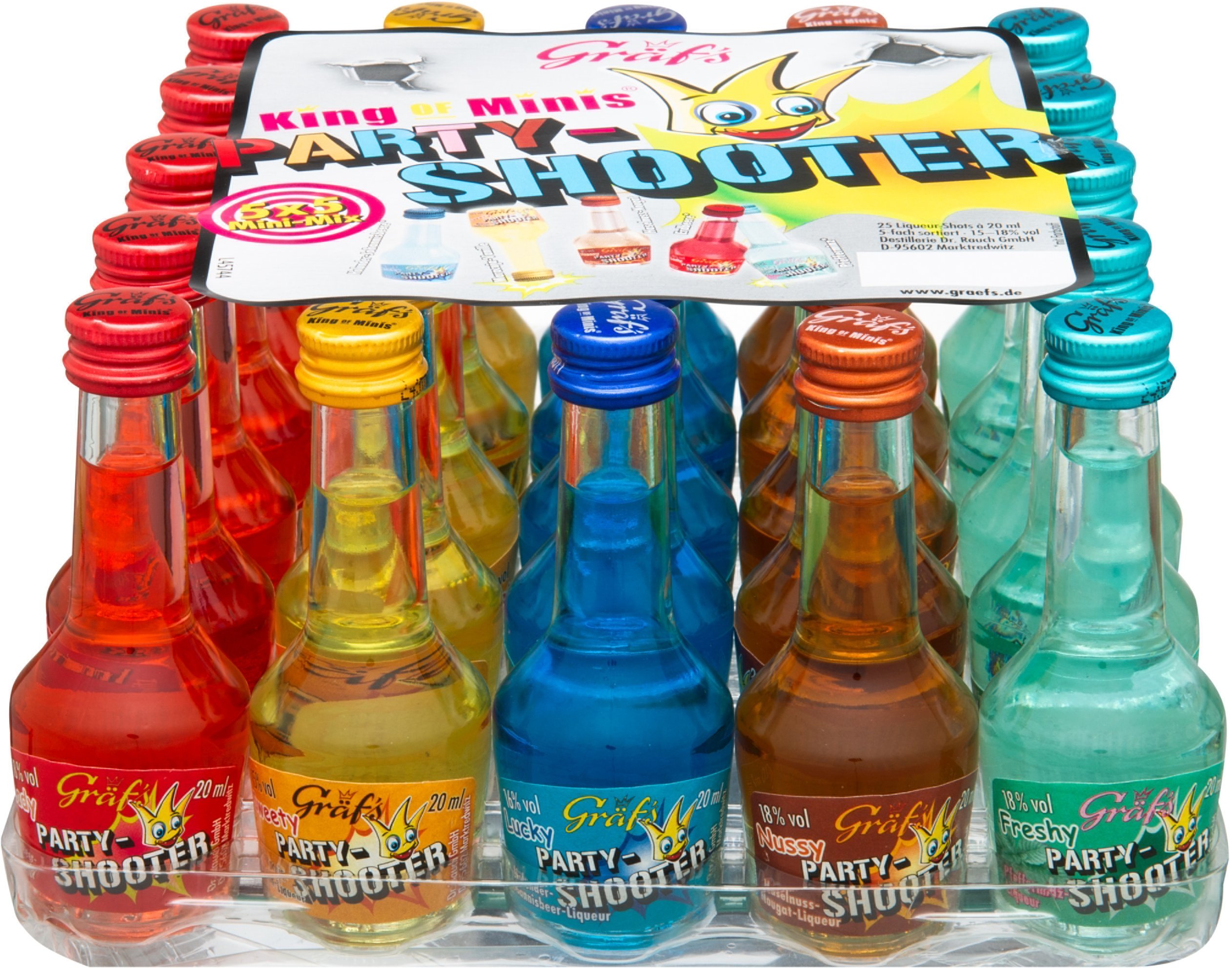 Gräf´s King of Minis Party-Shooter 5x5 Mini Mix