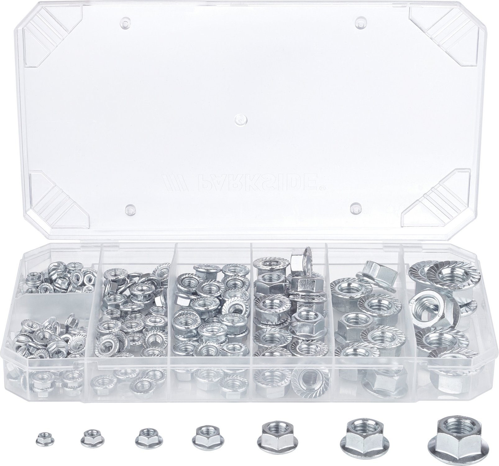 PARKSIDE® Muttern-Sortierung (Muttern mit Flansch)