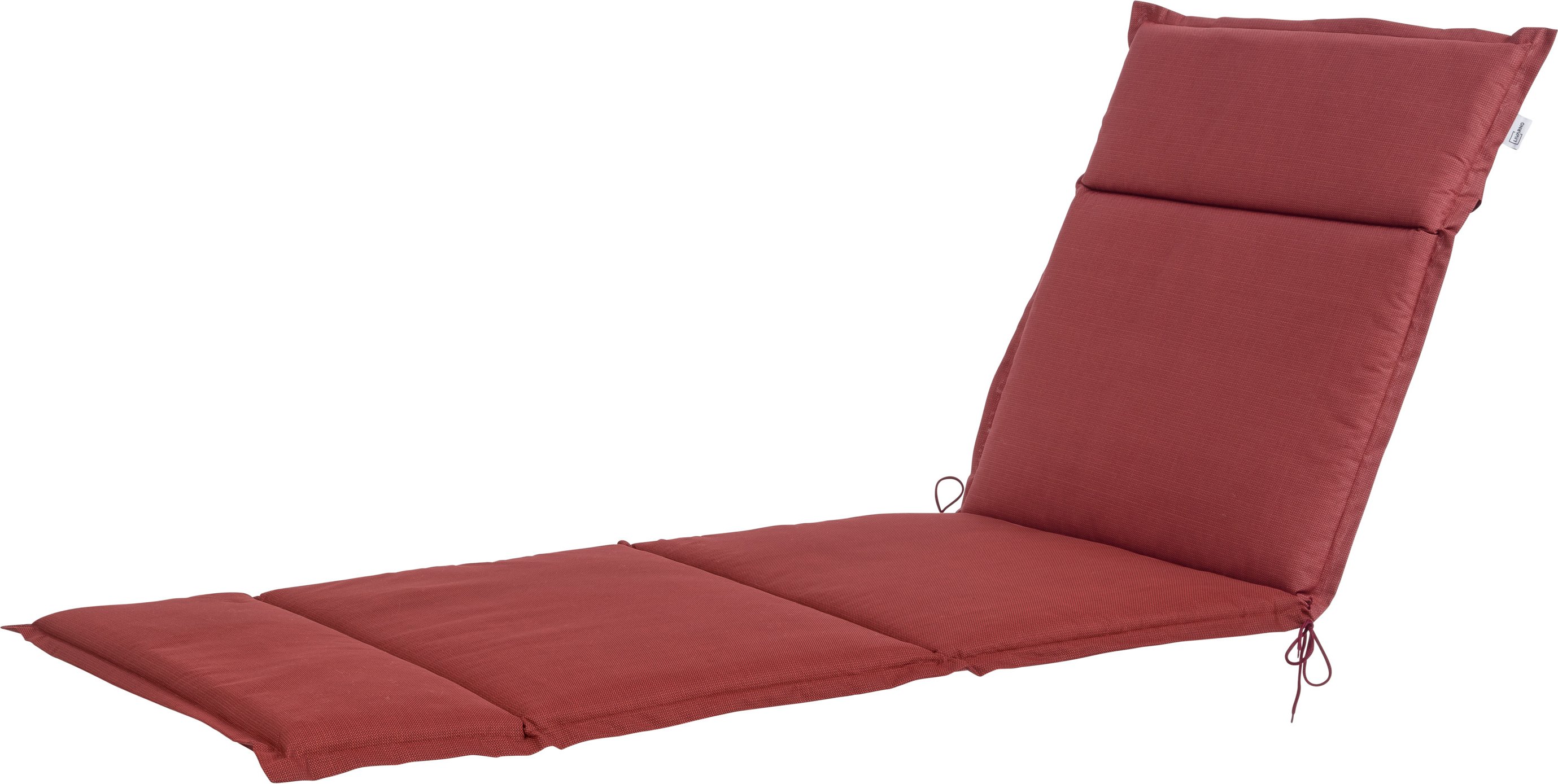 LIVARNO® Polsterauflage Houston Liege mit Stehsaum 4cm (Rot)