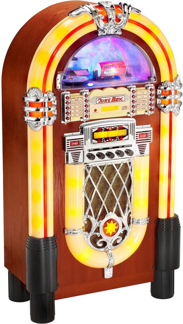Karcher JB 6604 Jukebox mit Lichtshow - MP3 & CD-Player - Radio - USB / SD / MMC