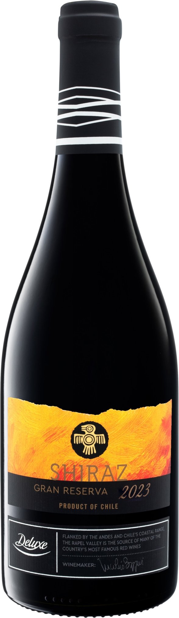 VIAJERO Shiraz Gran Reserva Valle del Rapel Chile trocken vegan, Rotwein 2023