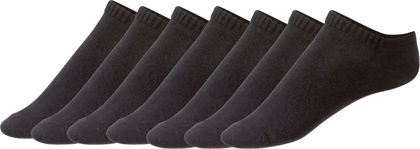 Thumbnail - esmara® Sneakersocken Damen, 7er Set (Schwarz, 35-38)