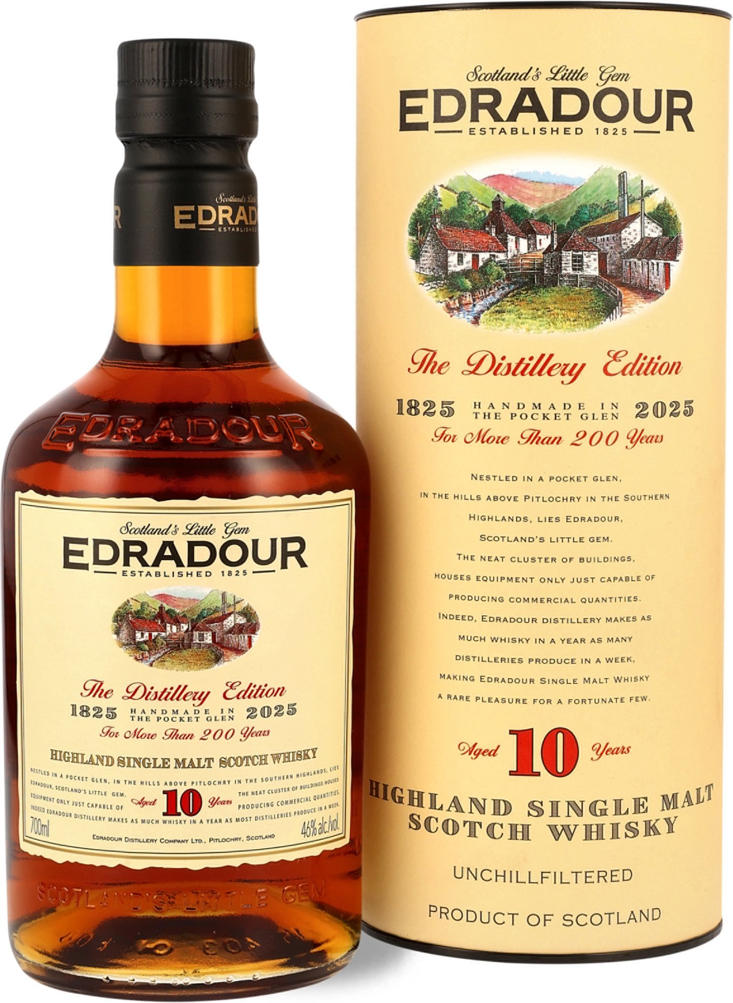 Highland Single Malt Scotch Whisky 10 Jahre Limited Edition mit Geschenkbox 46% Vol