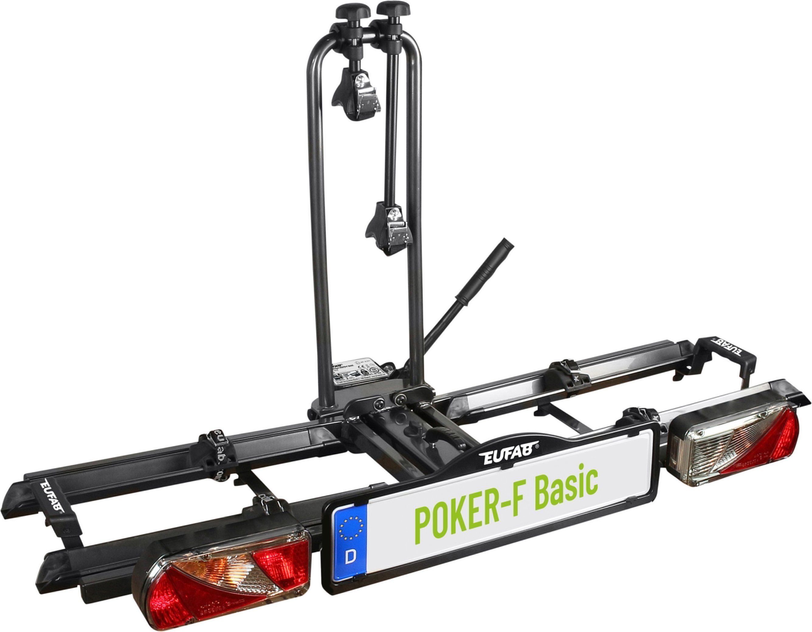 EUFAB Fahrradträger für die Anhängerkupplung »POKER-F Basic«, mit Schnellverschluss-System ""