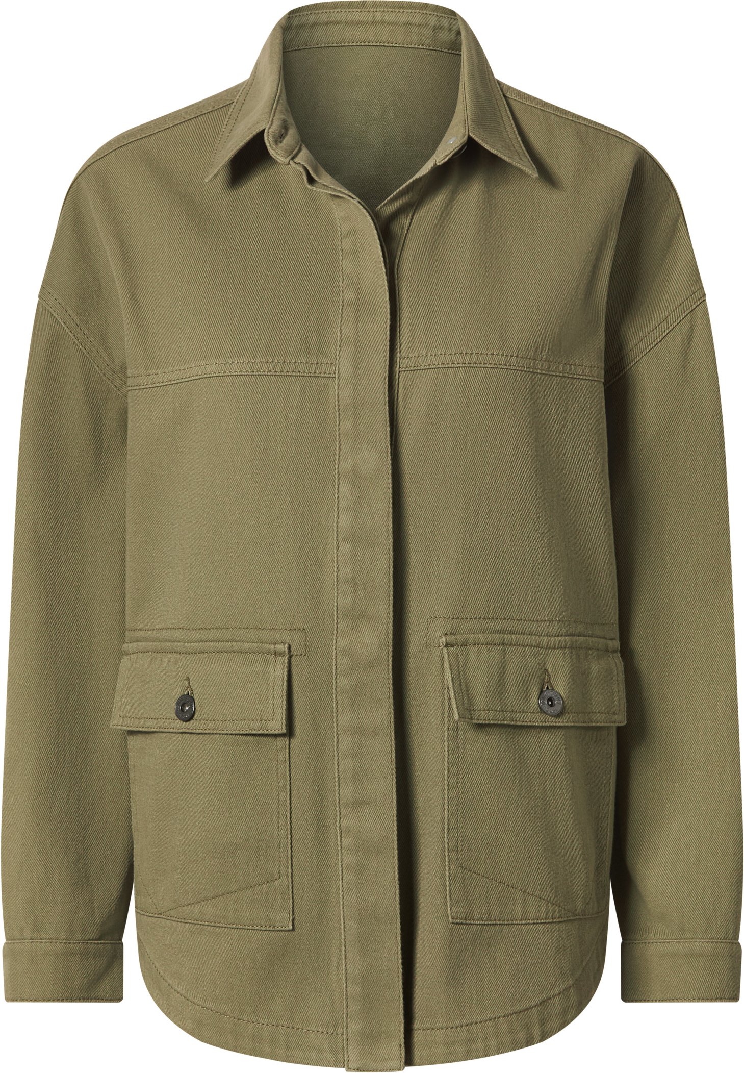 esmara® Damen Jeansjacke (Olive, 40)