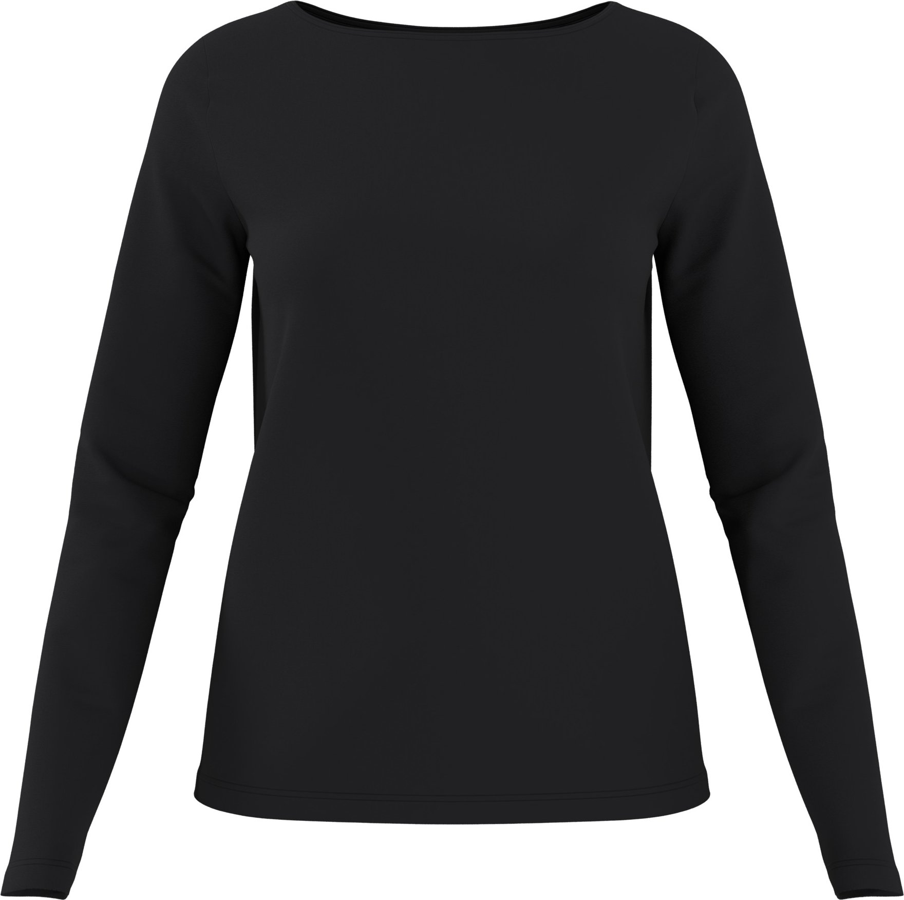 esmara® Damen Langarmshirt (Schwarz, XS(32/34))