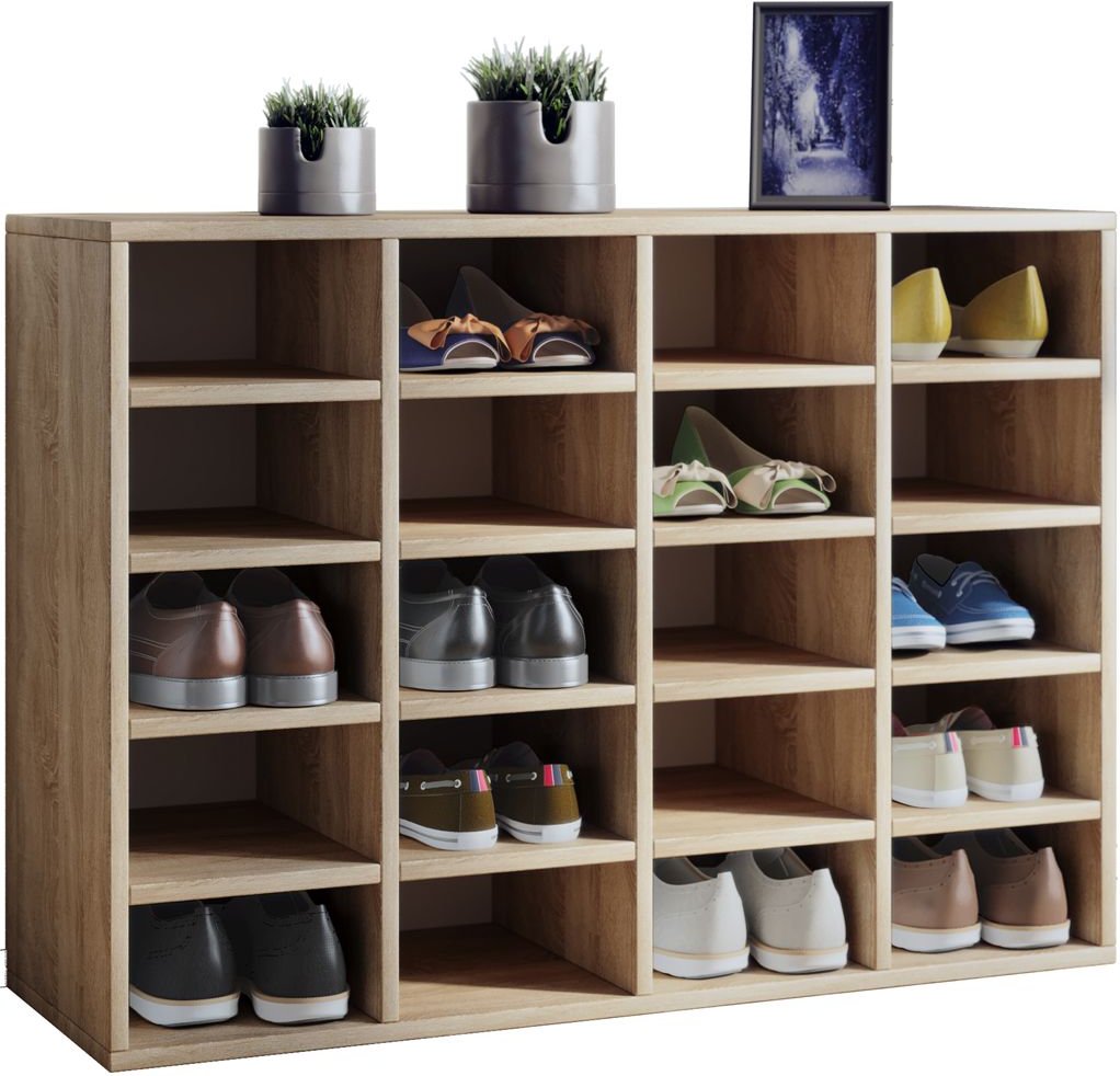 VCM Schuhschrank Hinsol (Sonoma-Eiche, L)