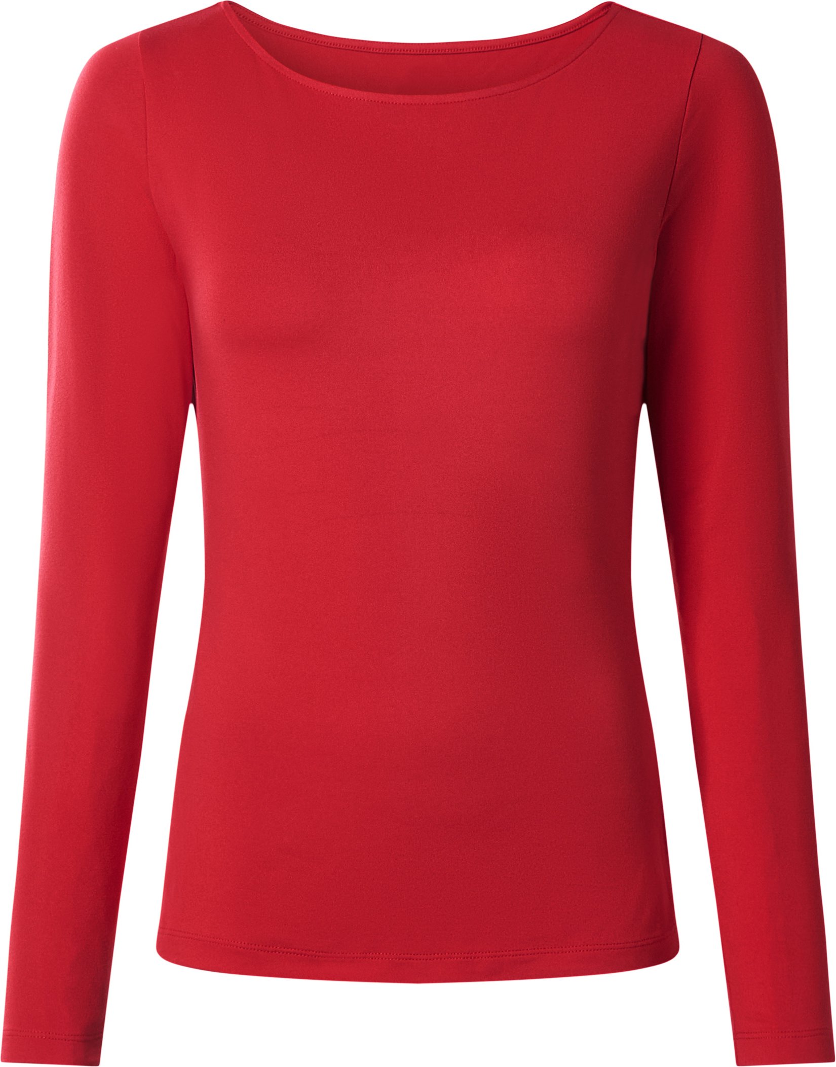 esmara® Damen Langarmshirt (Rot, S(36/38))