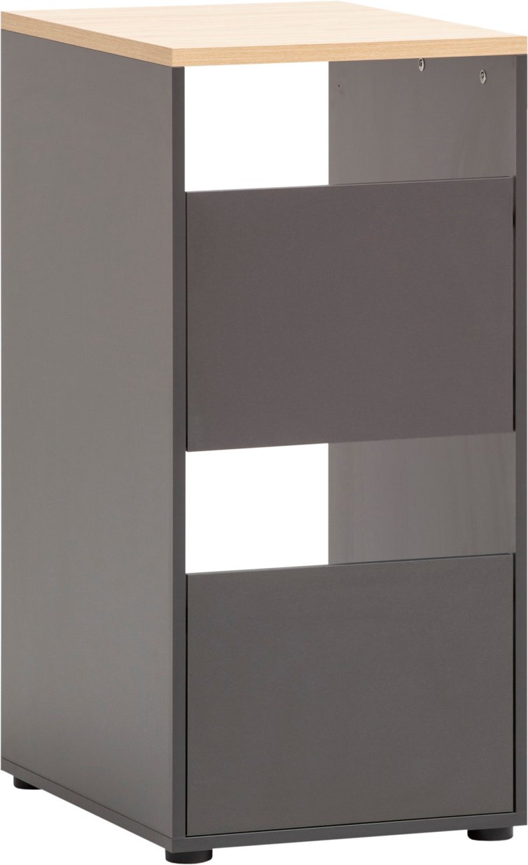 Schildmeyer Mehrzweckschrank Solea Wäscheschacht (2x Wäscheschacht, Höhe 95.8cm, Anthrazit)