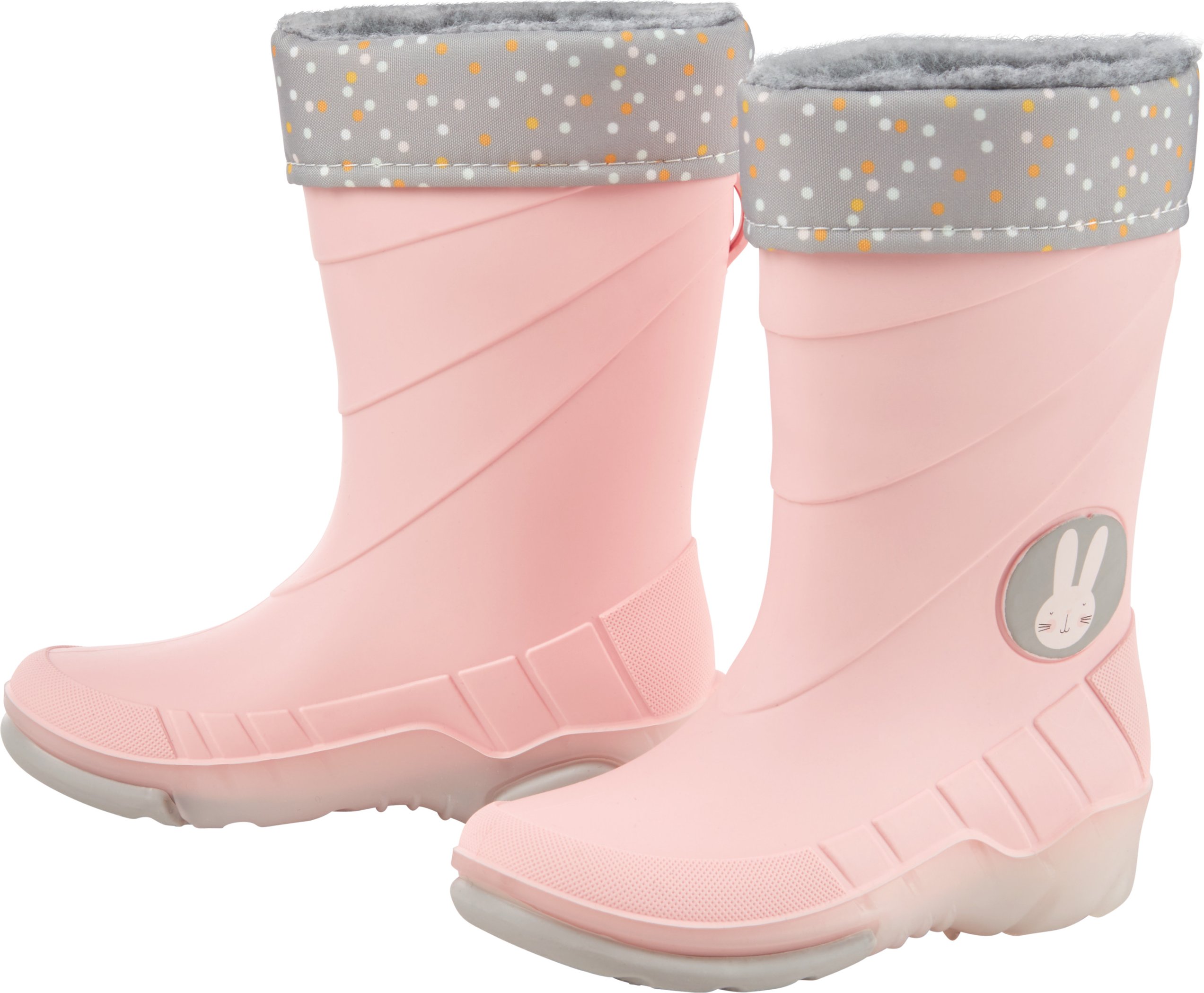 Thumbnail - lupilu® Kleinkinder Regenstiefel mit Licht und Warmfutter (Rosa, 29)