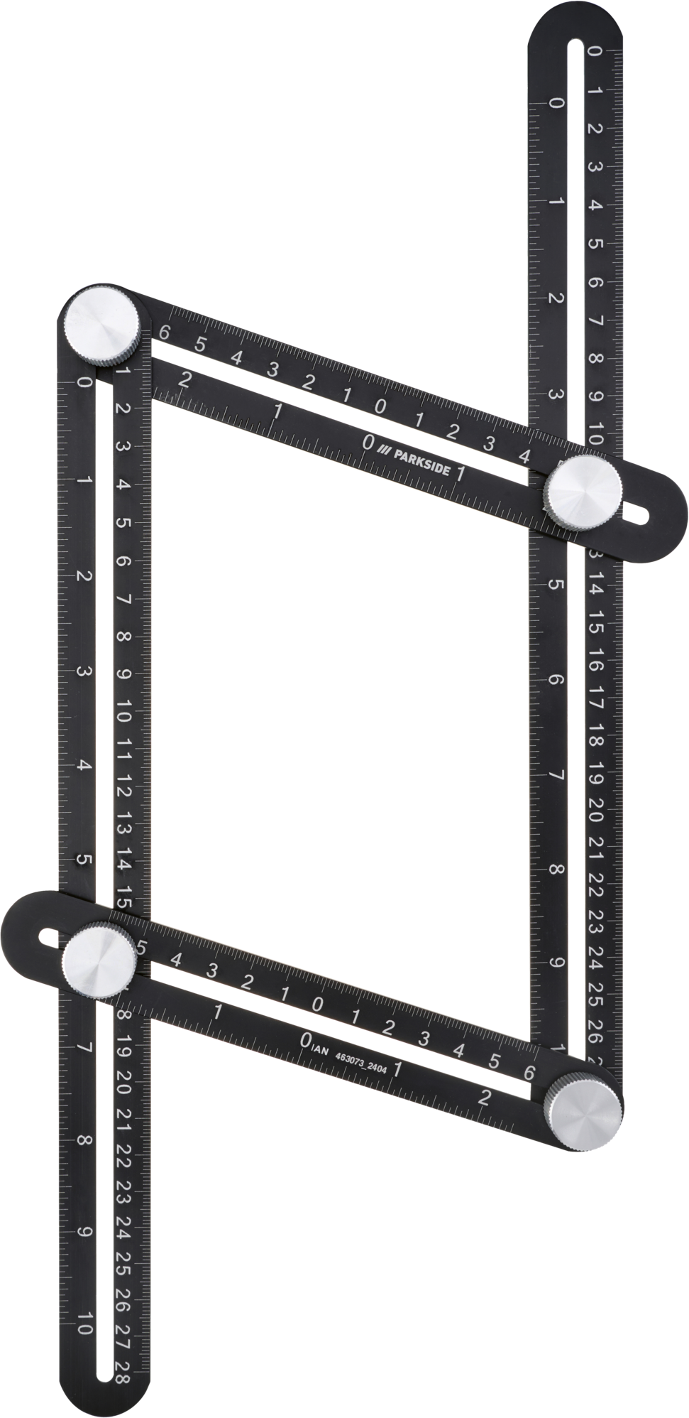 PARKSIDE® Schreinerwinkel mit Buchenschenkel (Multiwinkel Messlineal)