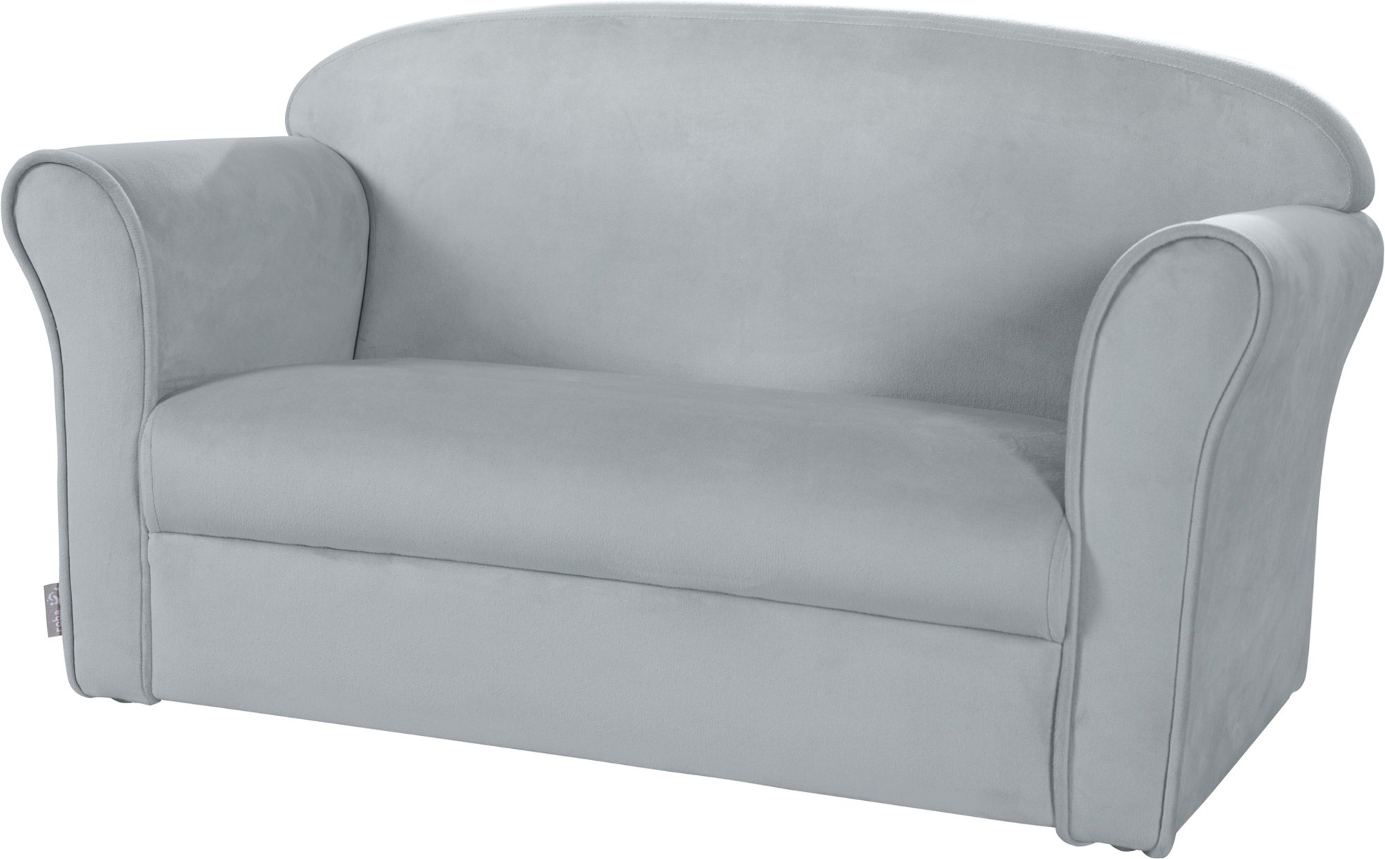 roba Kindersofa, 2-Sitzer (mit Armlehne, Grau)