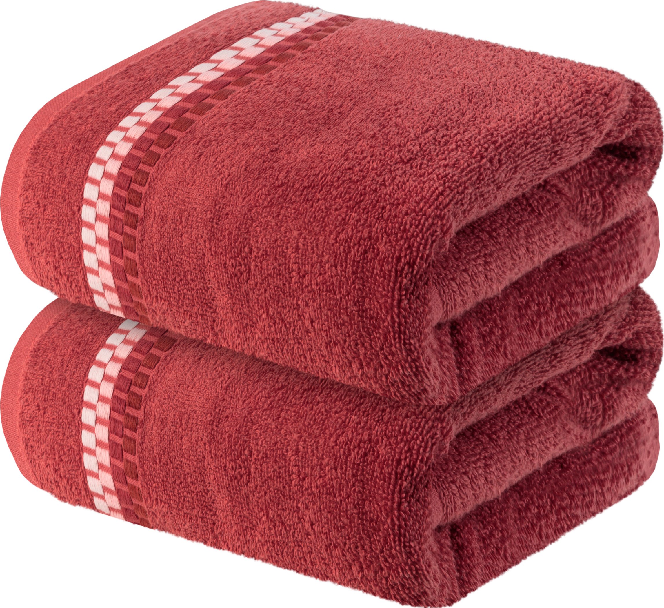 Thumbnail - LIVARNO home Handtuch 450gsm 50x100cm 2er (Rot)