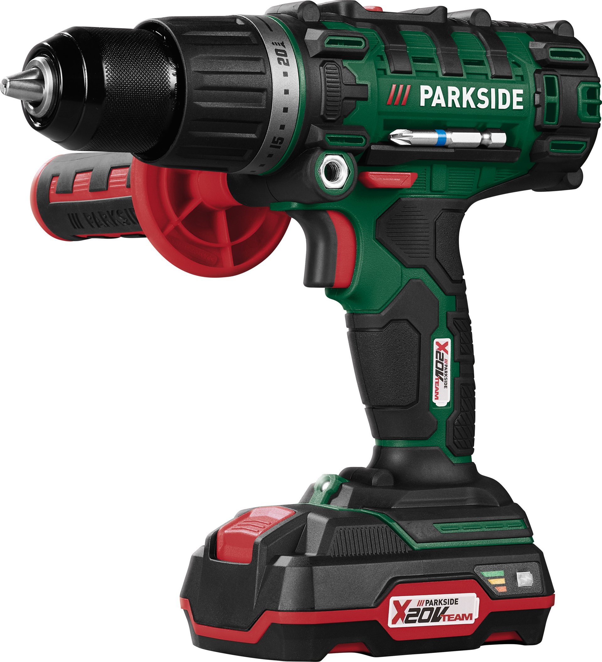 PARKSIDE® 20 V 3in1 Akku-Schlagbohrschrauber »PSBSA 20-Li«, mit Akku und Ladegerät